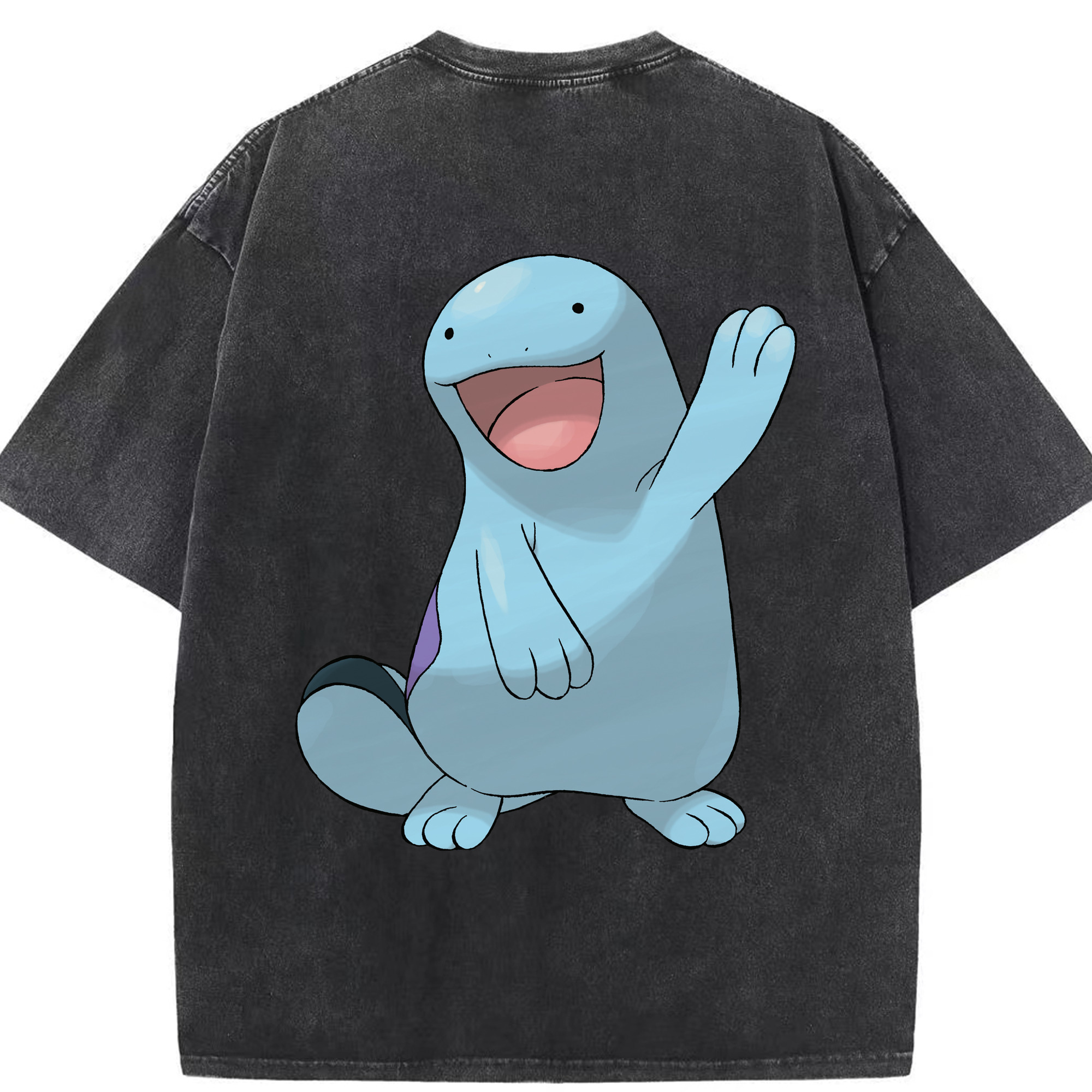 （画像用） ポケットモンスター Pokémon 綿100% ヴィンテージ風 半袖Tシャツ（背面プリント）