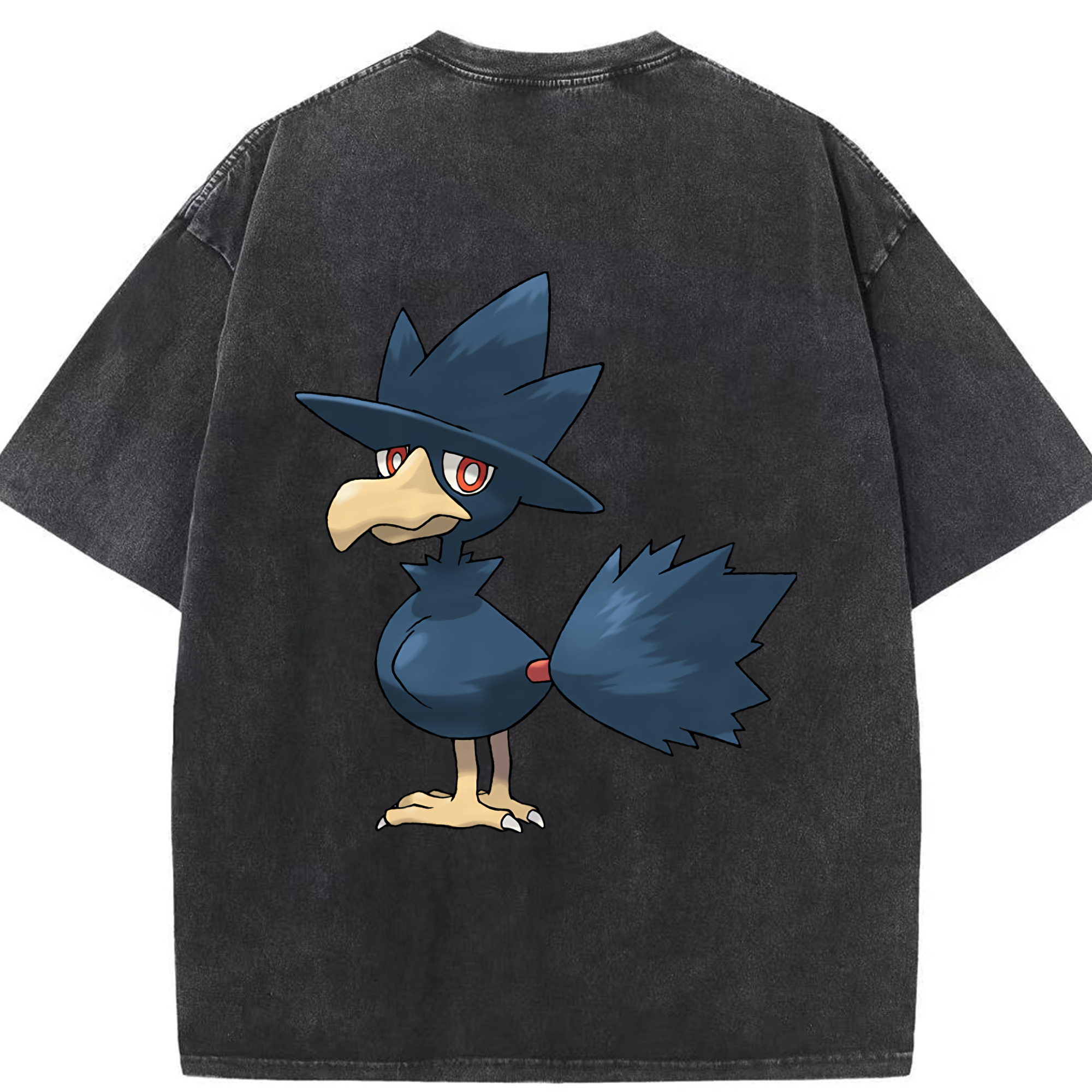 （画像用） ポケットモンスター Pokémon 綿100% ヴィンテージ風 半袖Tシャツ（背面プリント）