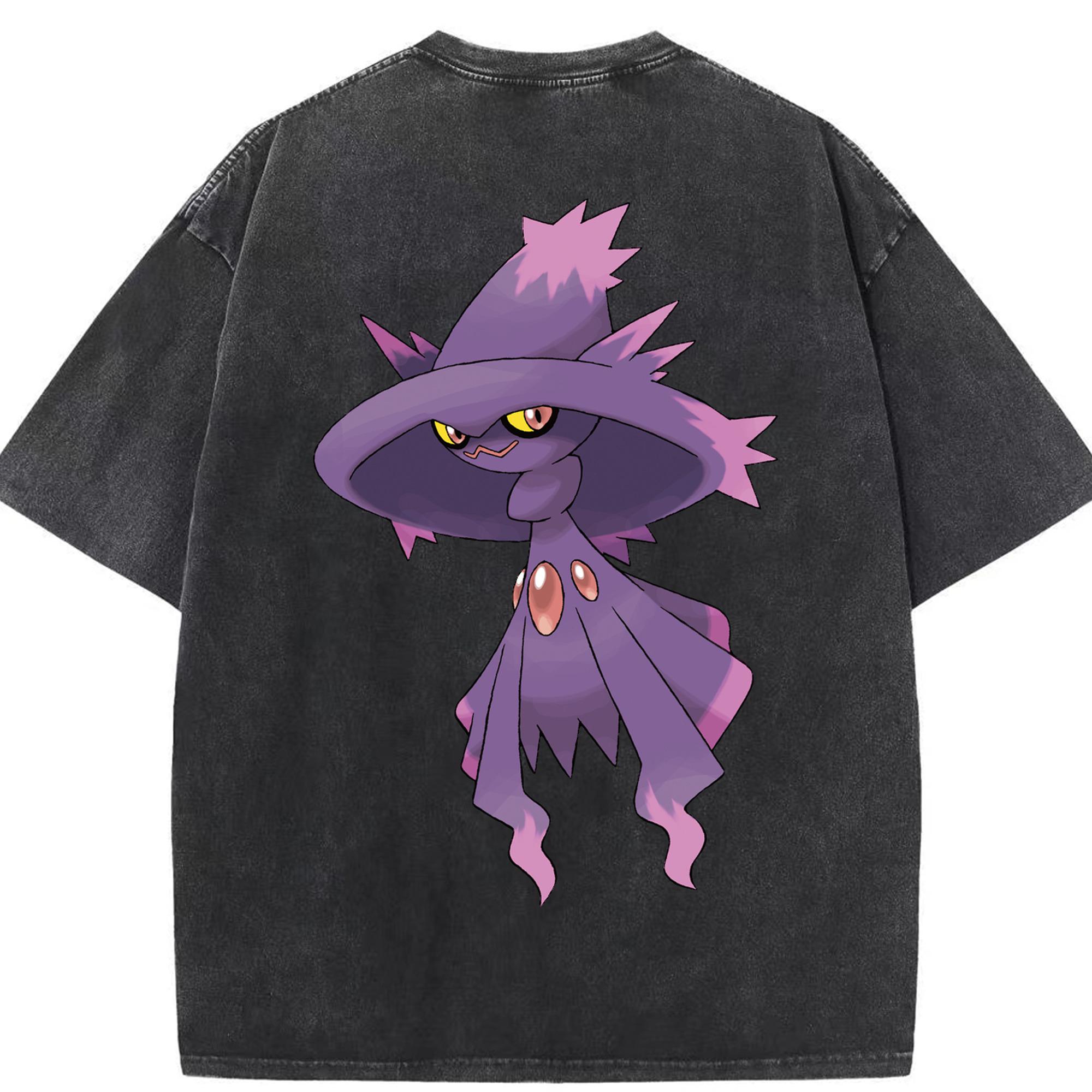 （画像用） ポケットモンスター Pokémon 綿100% ヴィンテージ風 半袖Tシャツ（背面プリント）
