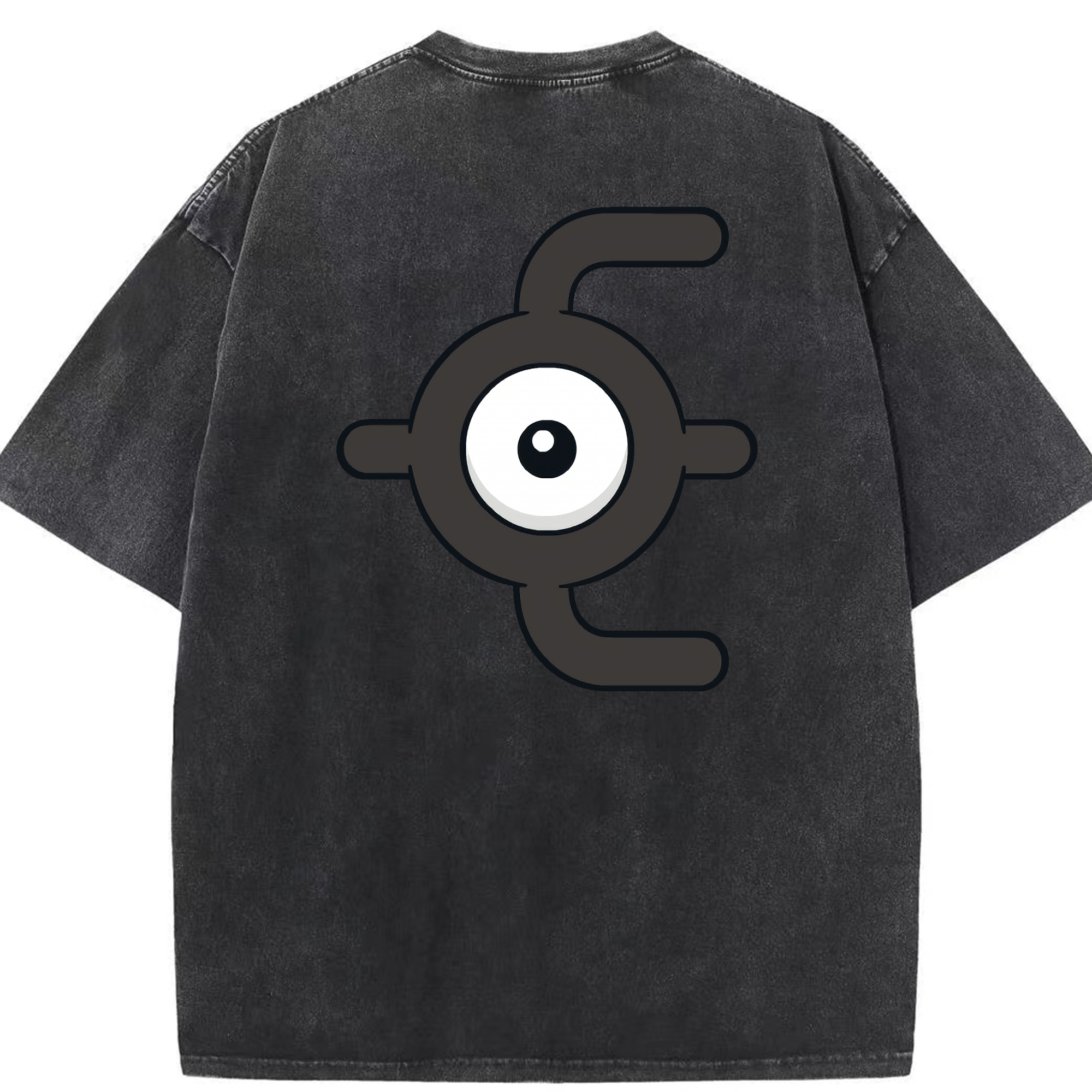 （画像用） ポケットモンスター Pokémon 綿100% ヴィンテージ風 半袖Tシャツ（背面プリント）