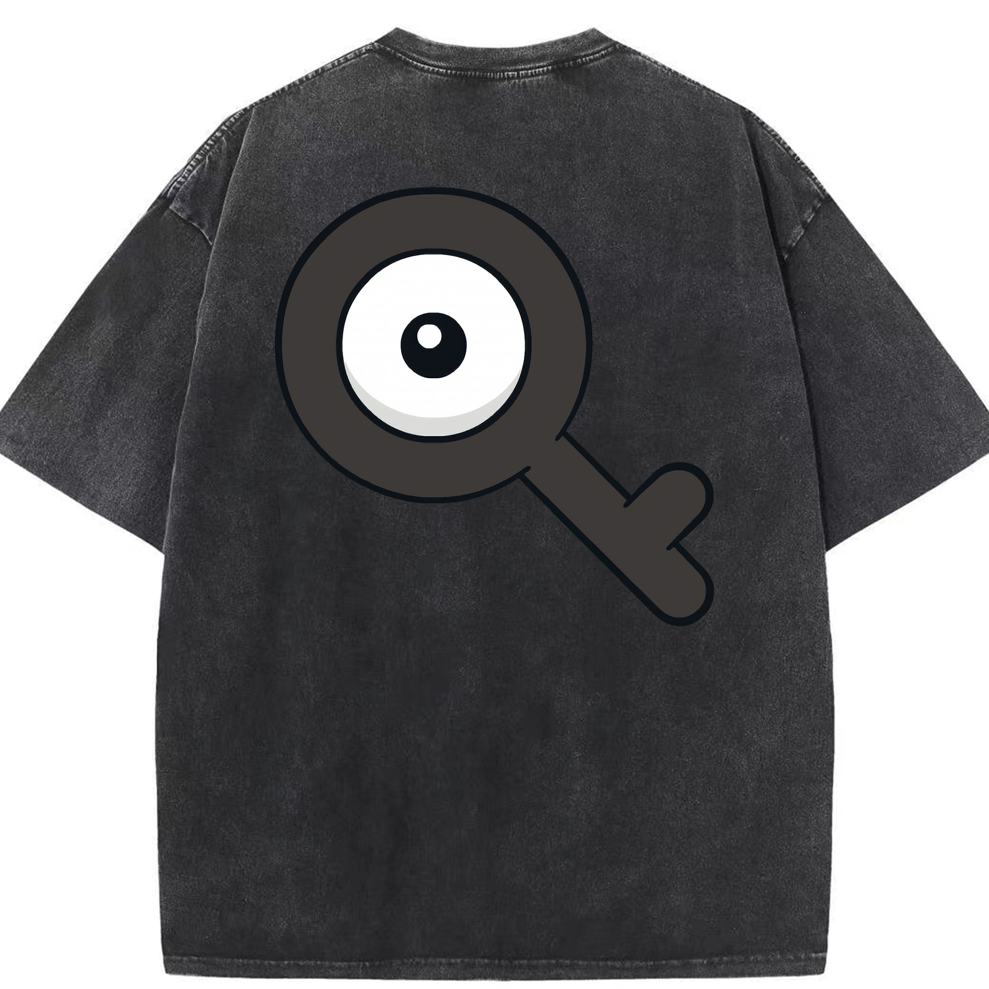 （画像用） ポケットモンスター Pokémon 綿100% ヴィンテージ風 半袖Tシャツ（背面プリント）