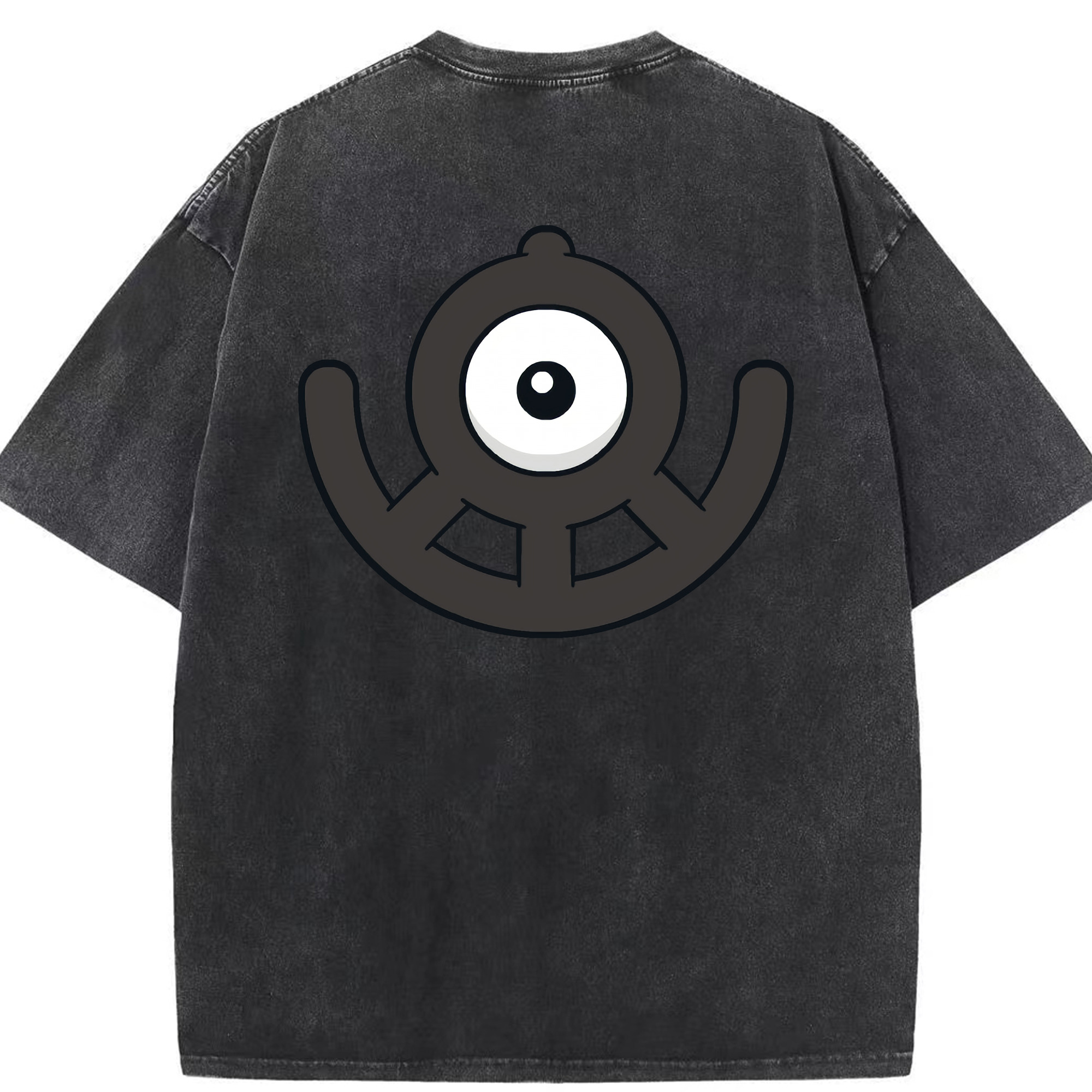 （画像用） ポケットモンスター Pokémon 綿100% ヴィンテージ風 半袖Tシャツ（背面プリント）