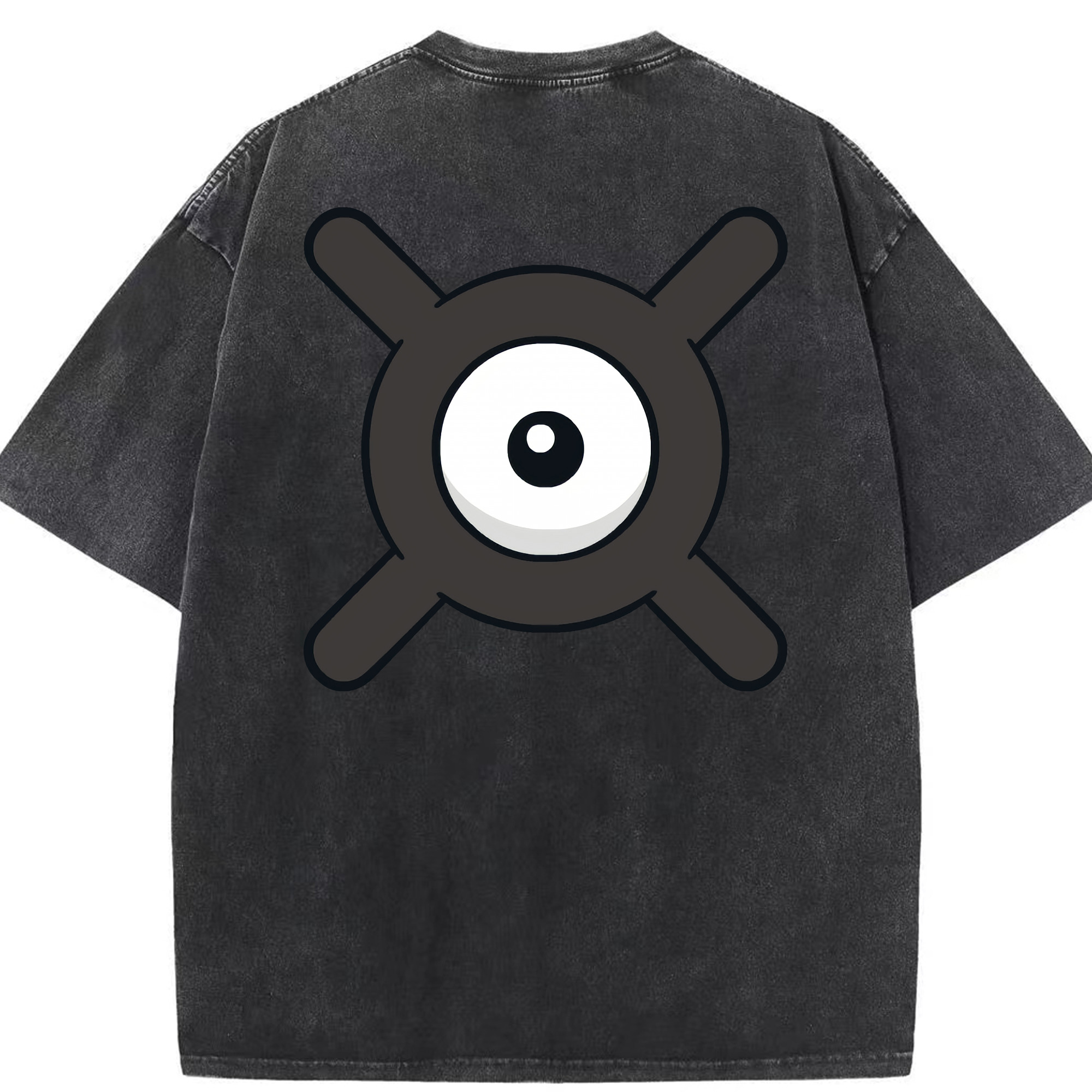 （画像用） ポケットモンスター Pokémon 綿100% ヴィンテージ風 半袖Tシャツ（背面プリント）