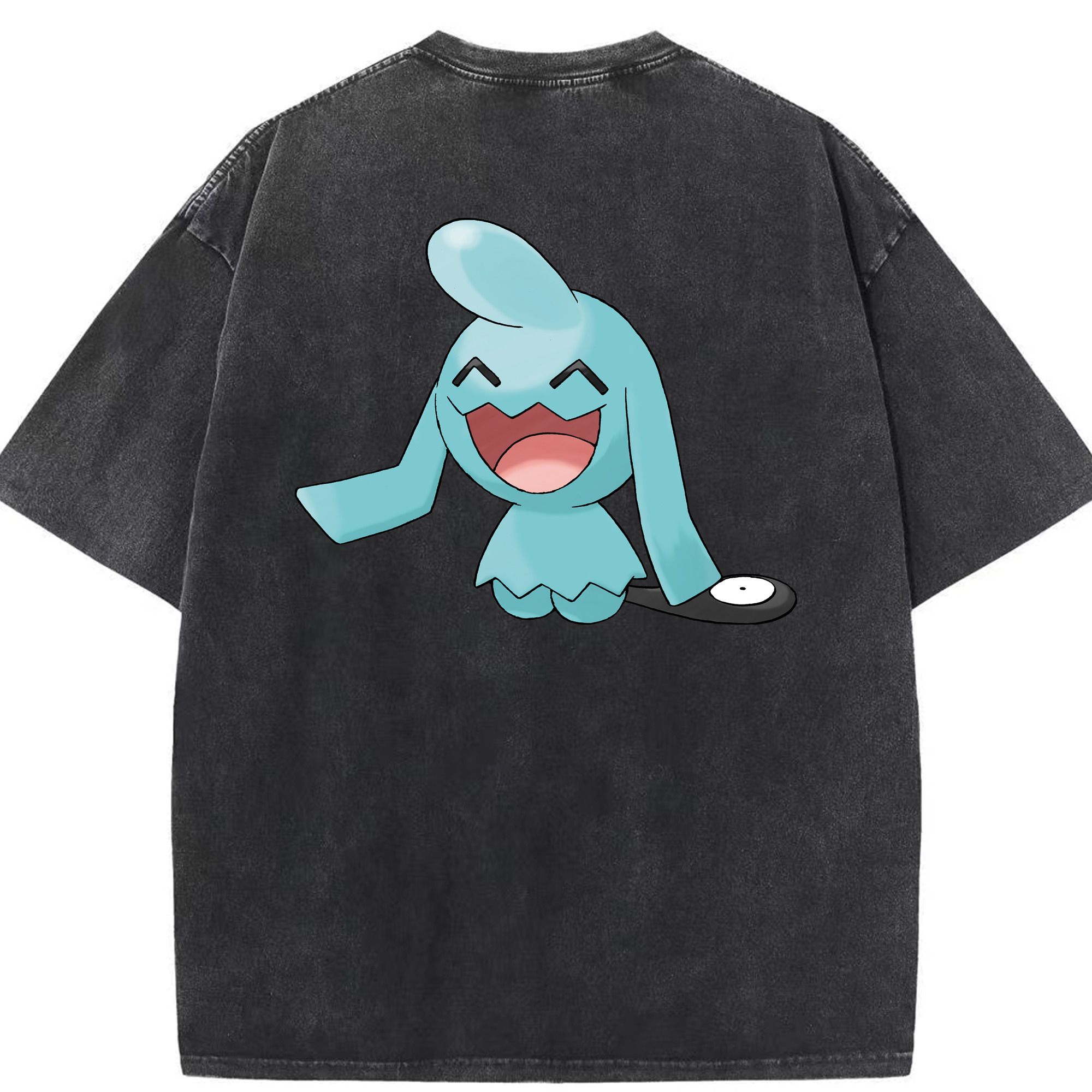 （画像用） ポケットモンスター Pokémon 綿100% ヴィンテージ風 半袖Tシャツ（背面プリント）