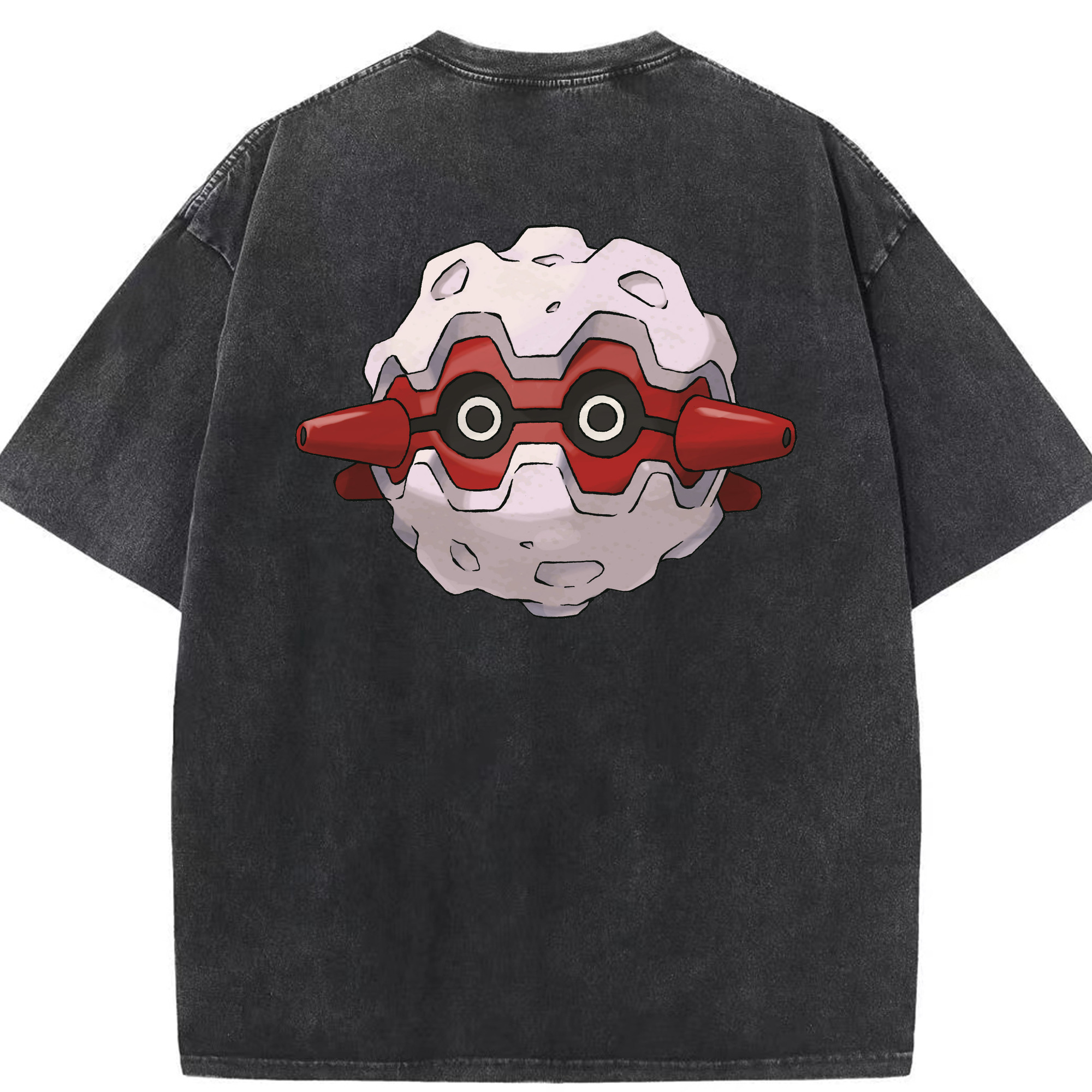 （画像用） ポケットモンスター Pokémon 綿100% ヴィンテージ風 半袖Tシャツ（背面プリント）