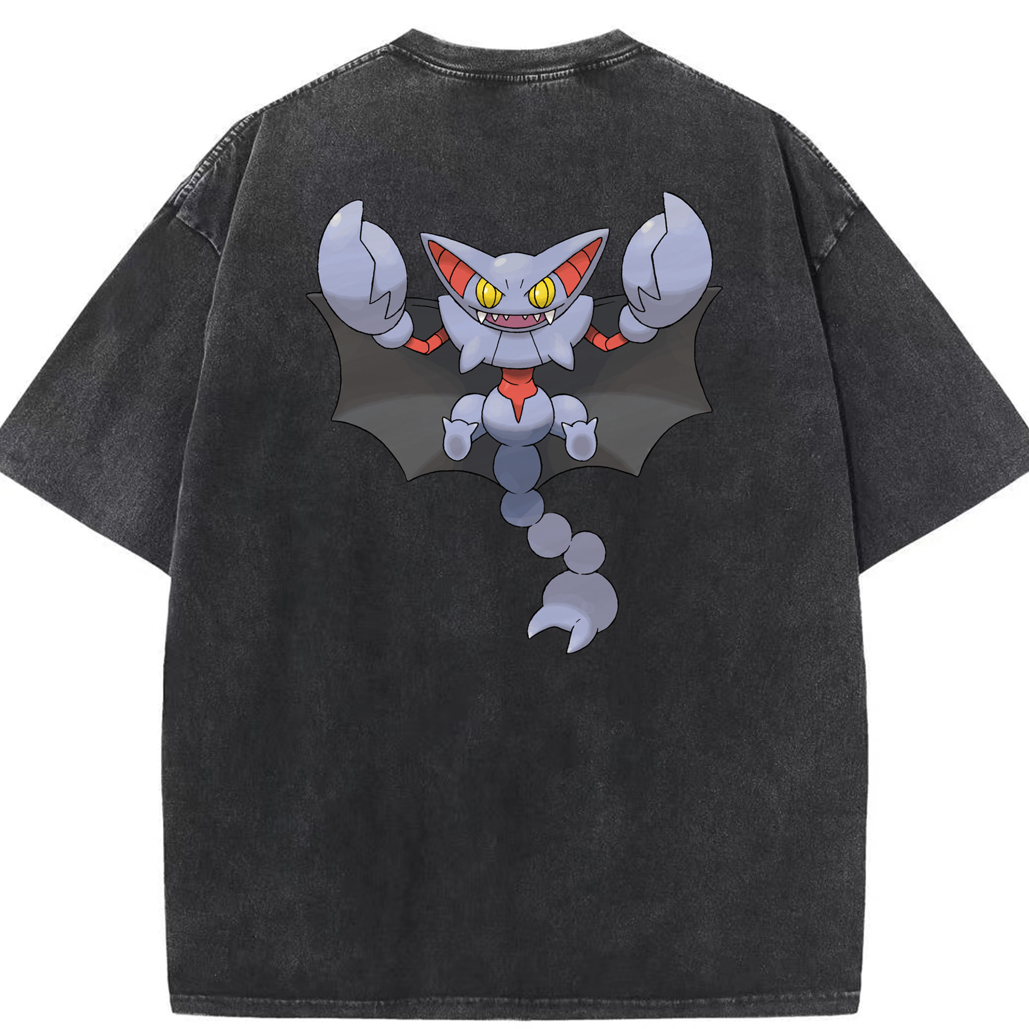 （画像用） ポケットモンスター Pokémon 綿100% ヴィンテージ風 半袖Tシャツ（背面プリント）