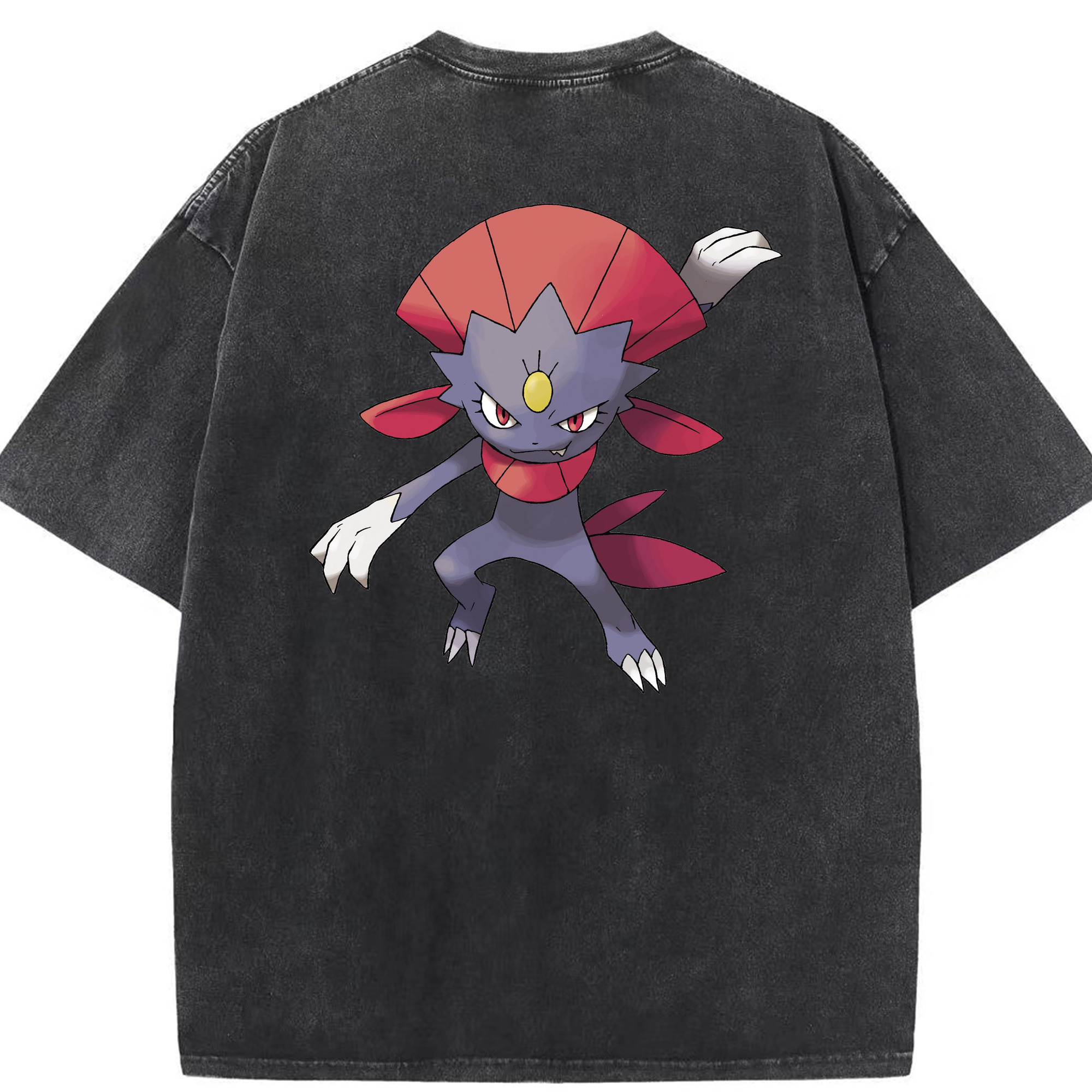 （画像用） ポケットモンスター Pokémon 綿100% ヴィンテージ風 半袖Tシャツ（背面プリント）