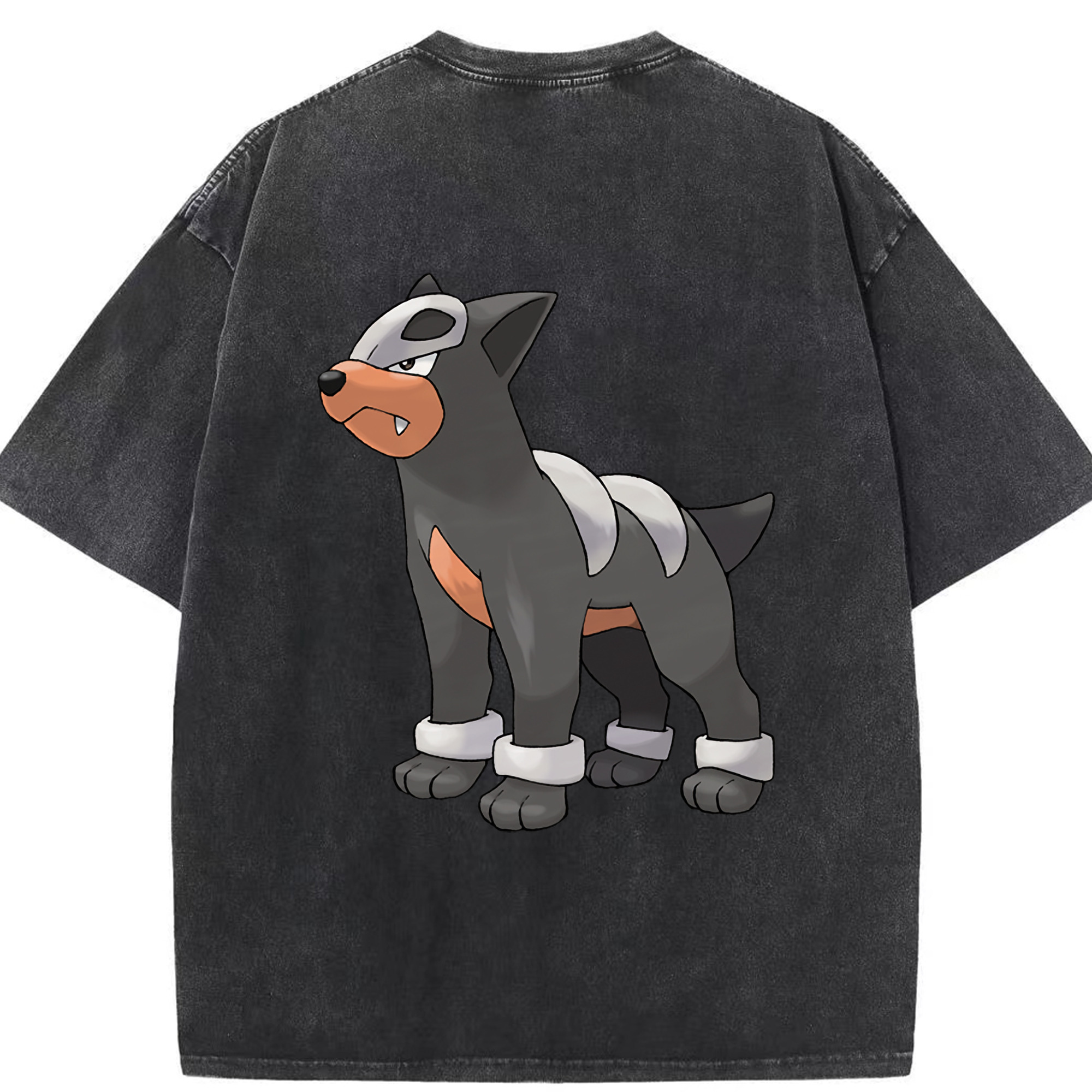 （画像用） ポケットモンスター Pokémon 綿100% ヴィンテージ風 半袖Tシャツ（背面プリント）
