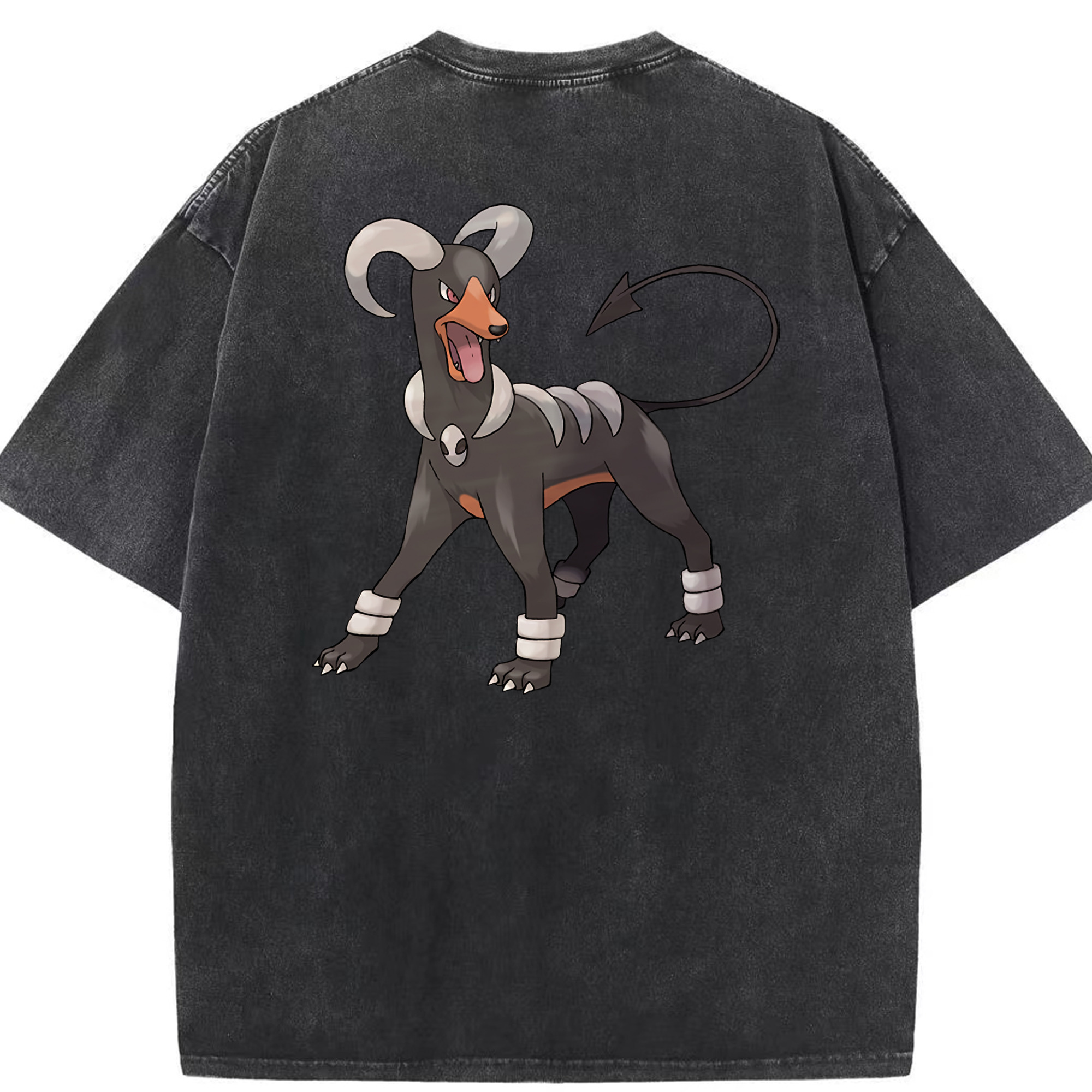（画像用） ポケットモンスター Pokémon 綿100% ヴィンテージ風 半袖Tシャツ（背面プリント）