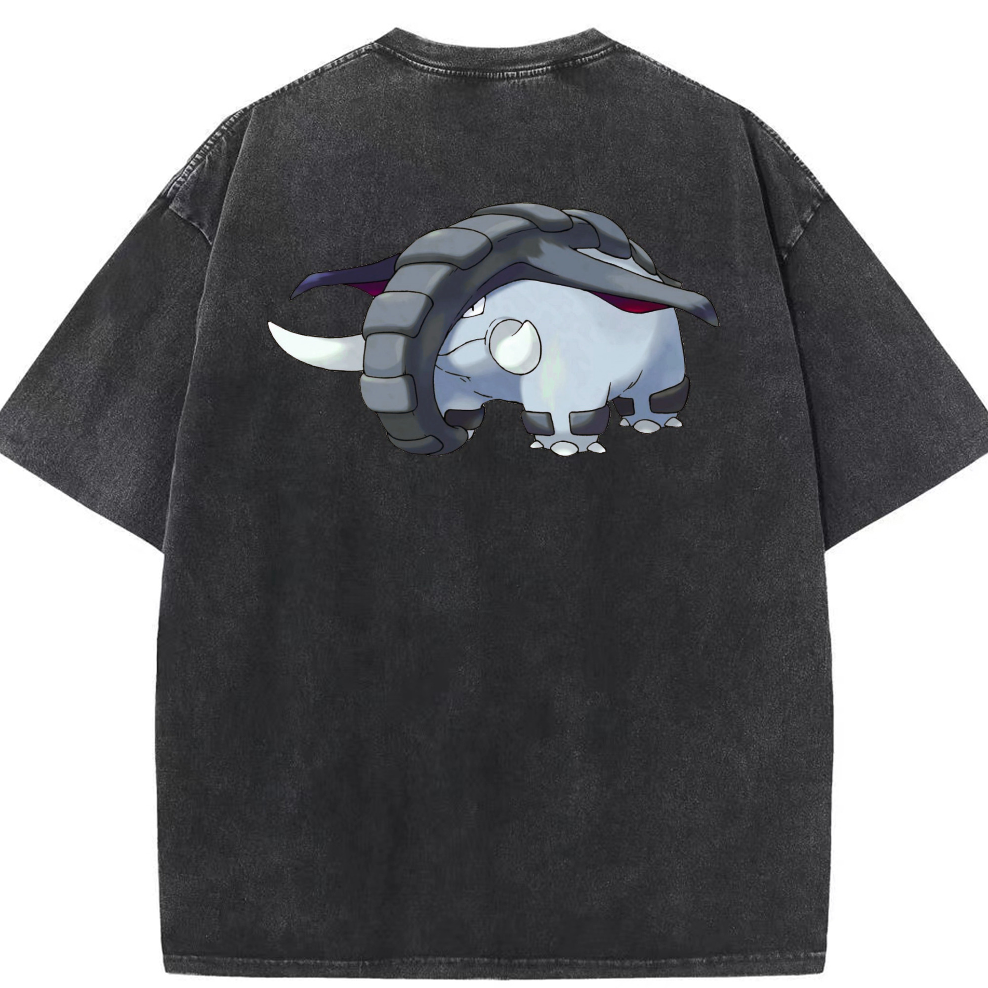 （画像用） ポケットモンスター Pokémon 綿100% ヴィンテージ風 半袖Tシャツ（背面プリント）