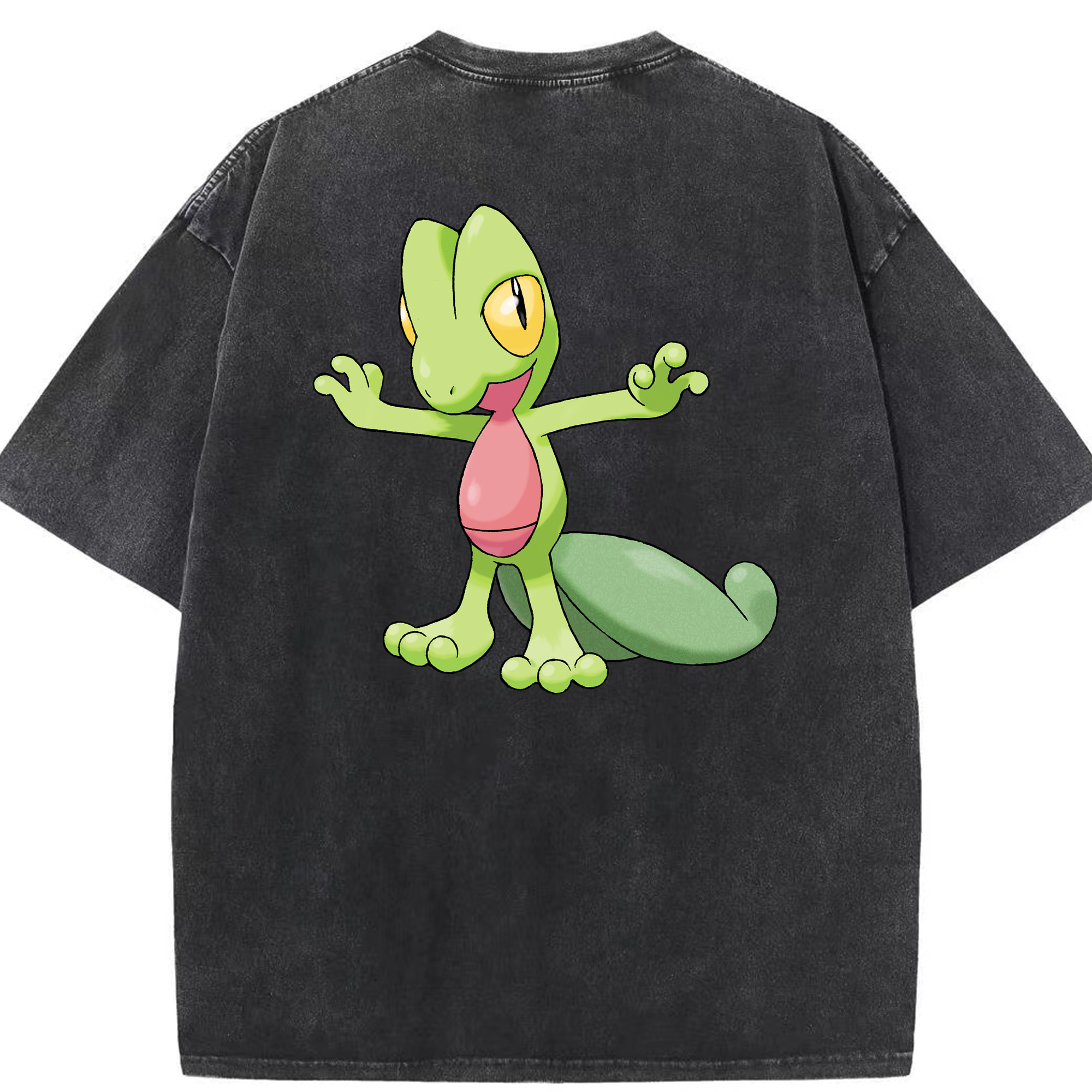 （画像用） ポケットモンスター Pokémon 綿100% ヴィンテージ風 半袖Tシャツ（背面プリント）