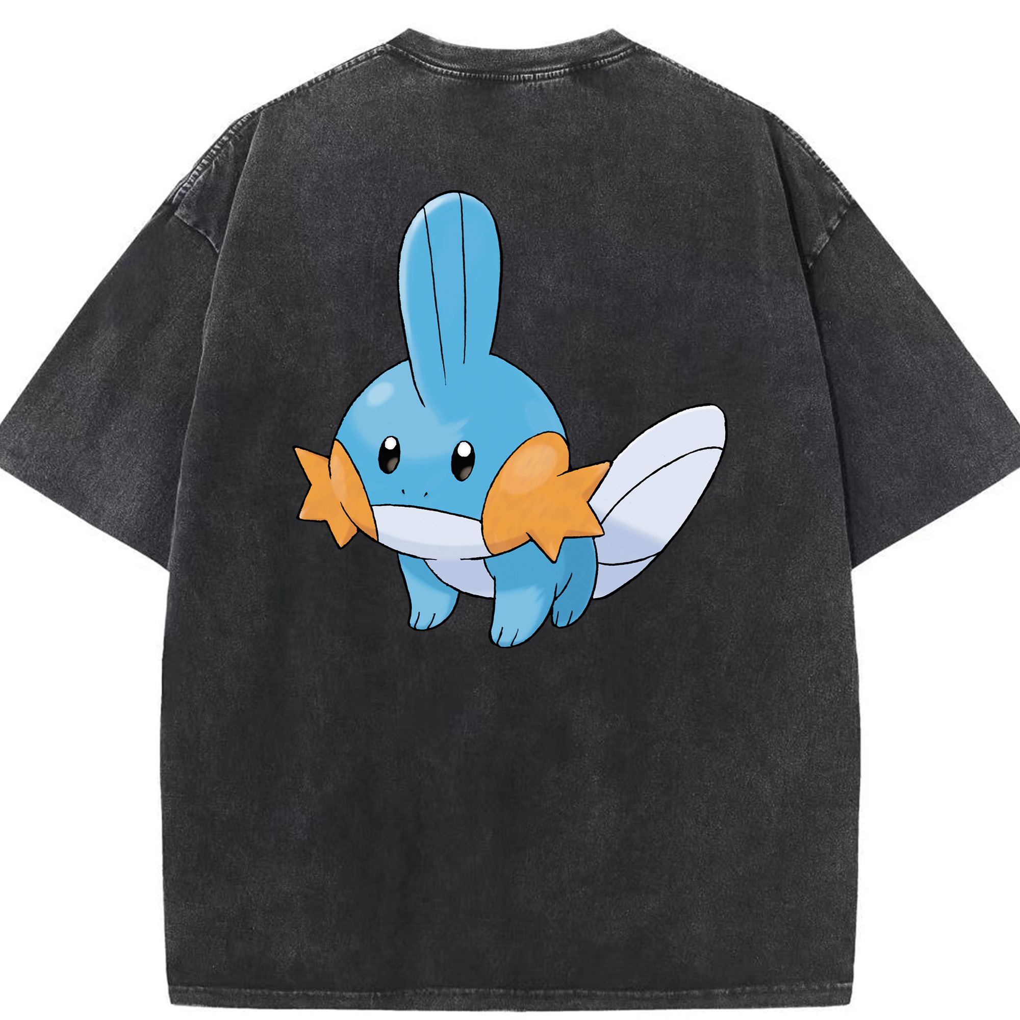 （画像用） ポケットモンスター Pokémon 綿100% ヴィンテージ風 半袖Tシャツ（背面プリント）