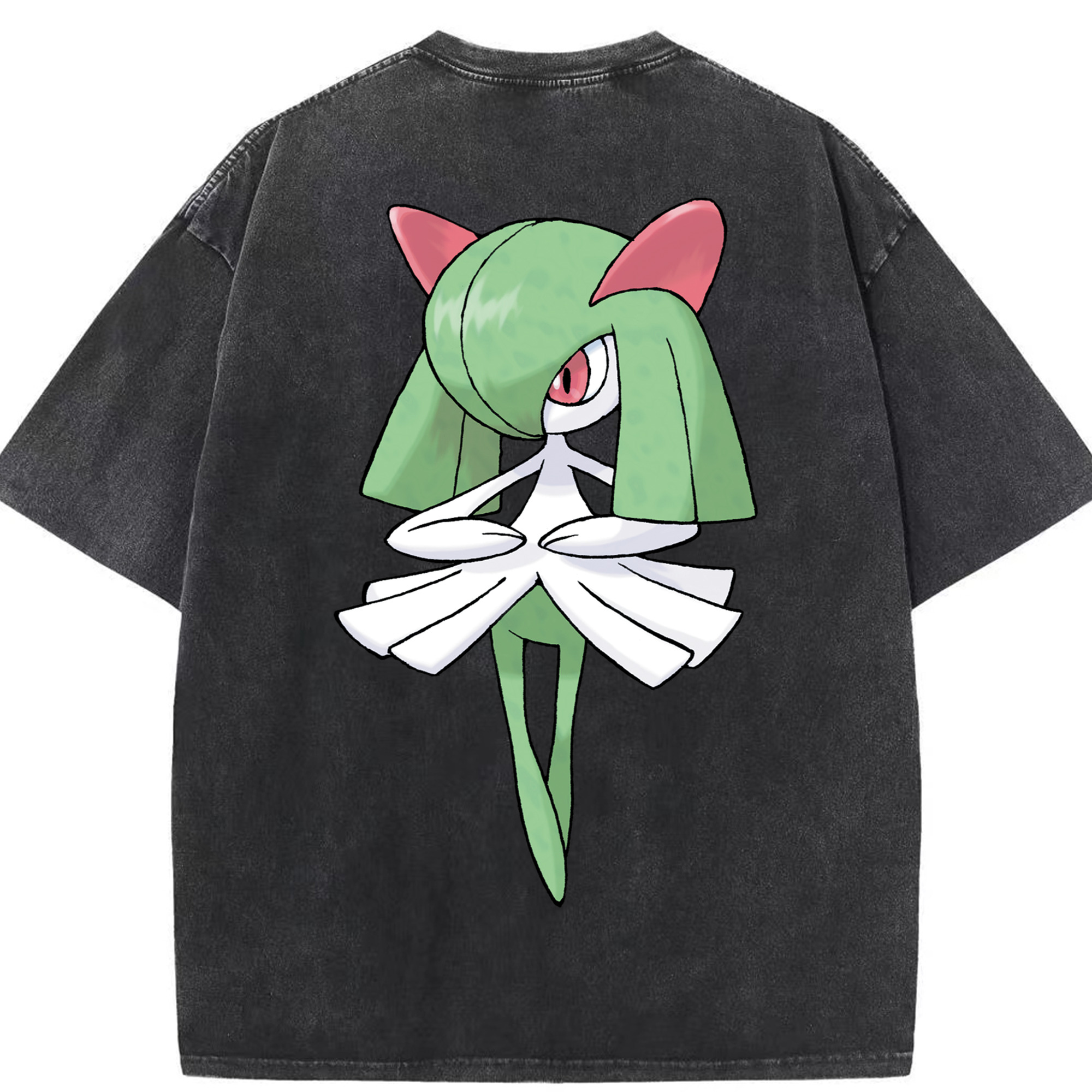（画像用） ポケットモンスター Pokémon 綿100% ヴィンテージ風 半袖Tシャツ（背面プリント）