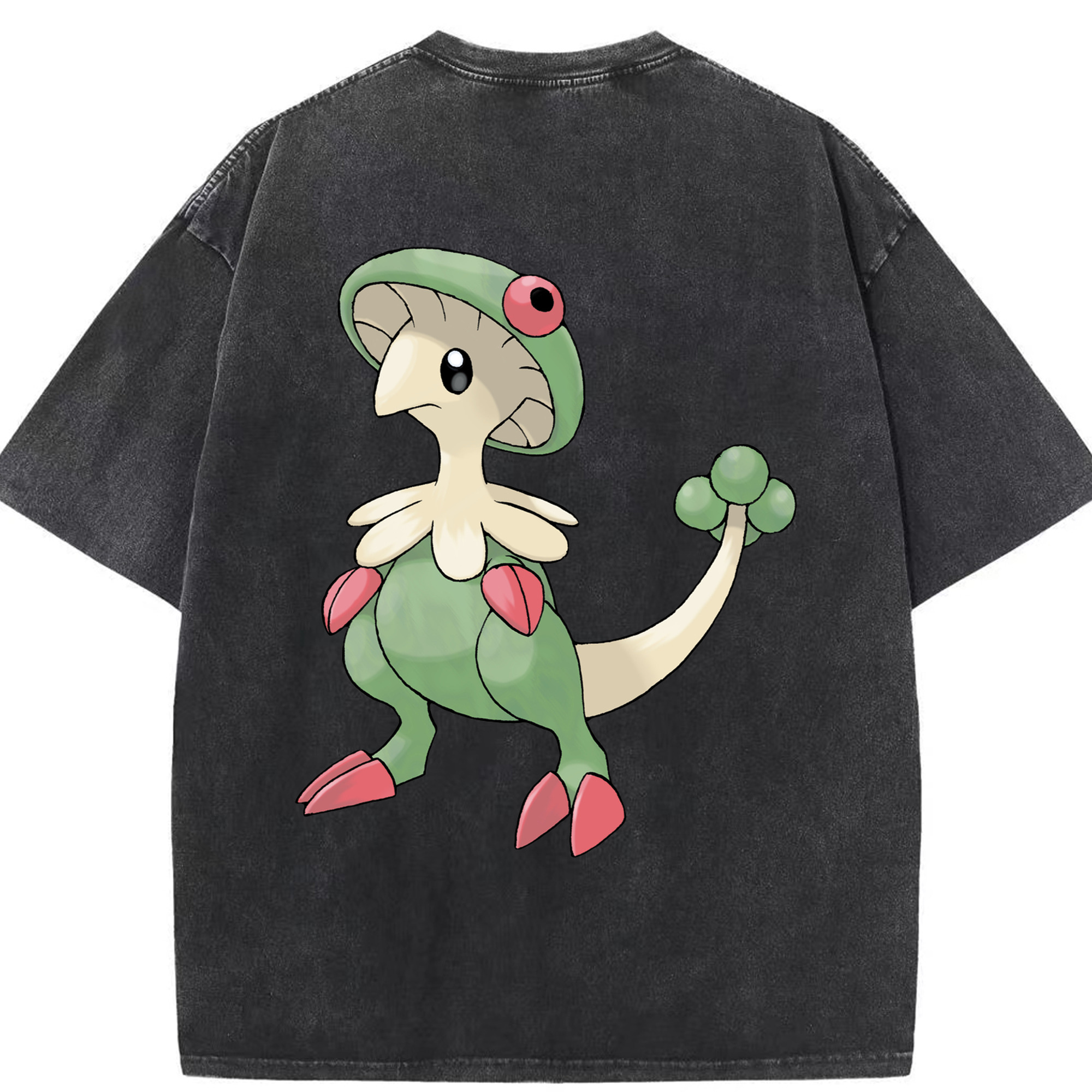 （画像用） ポケットモンスター Pokémon 綿100% ヴィンテージ風 半袖Tシャツ（背面プリント）