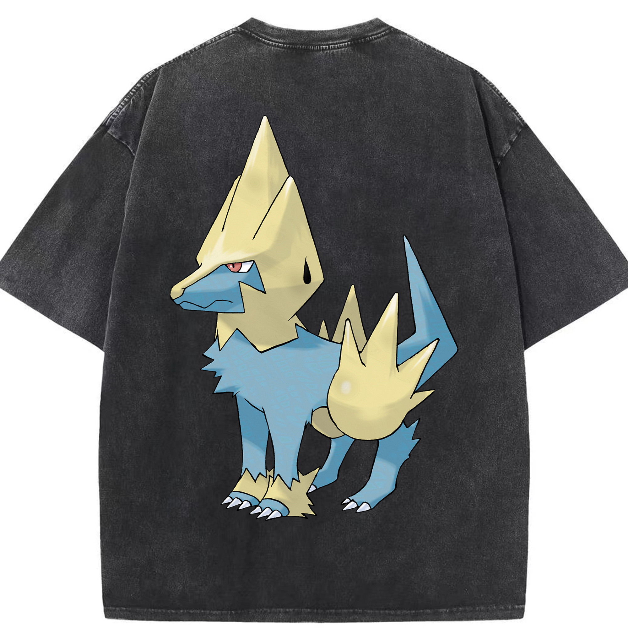 （画像用） ポケットモンスター Pokémon 綿100% ヴィンテージ風 半袖Tシャツ（背面プリント）