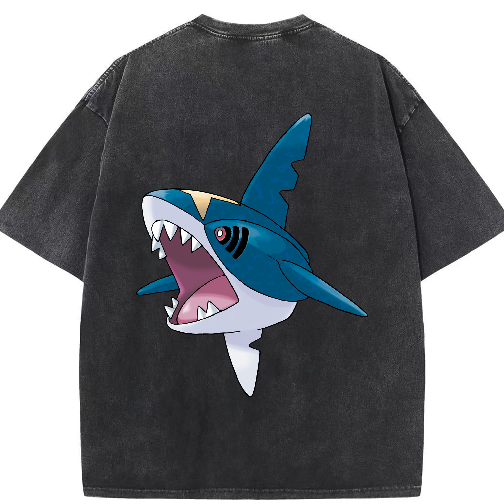 （画像用） ポケットモンスター Pokémon 綿100% ヴィンテージ風 半袖Tシャツ（背面プリント）