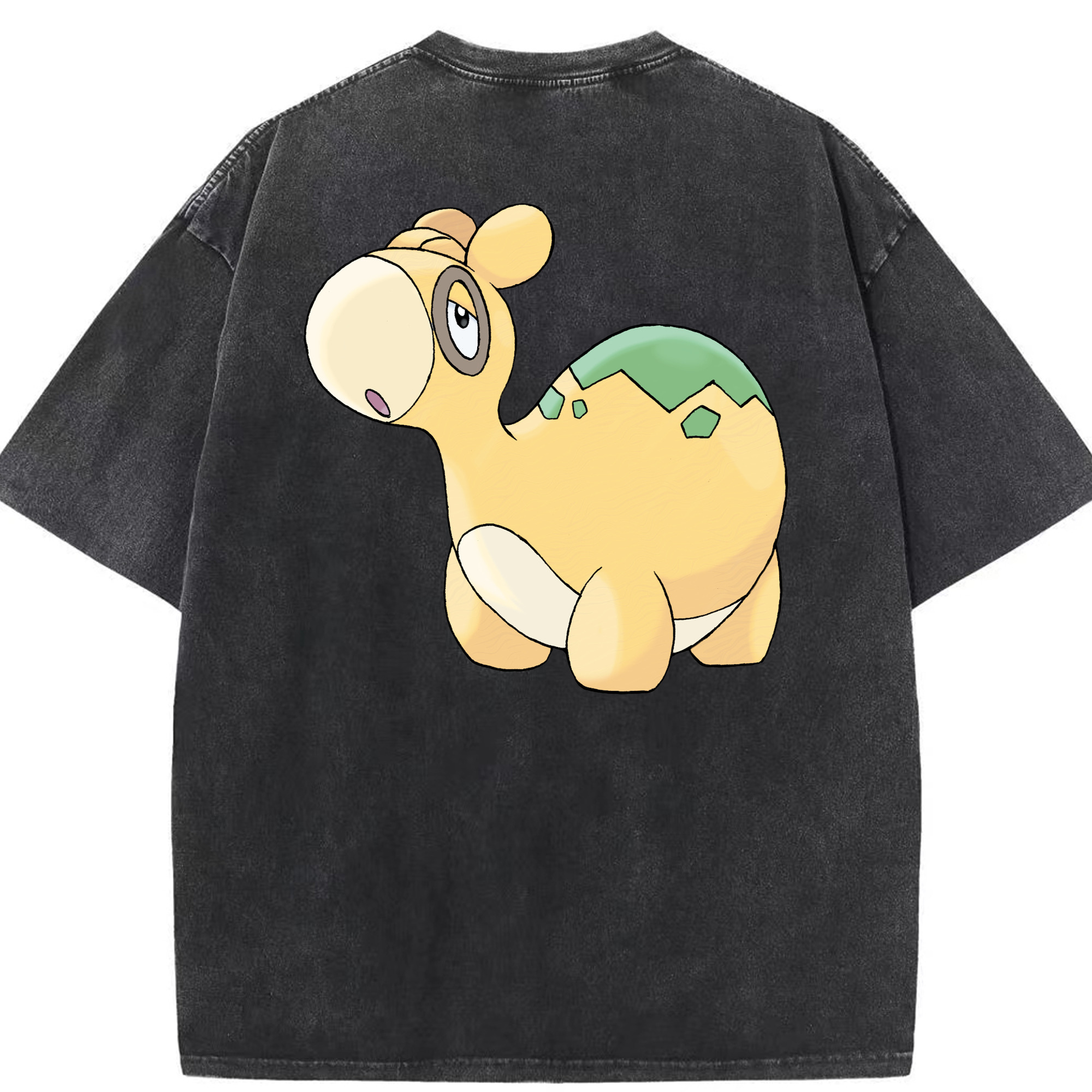 （画像用） ポケットモンスター Pokémon 綿100% ヴィンテージ風 半袖Tシャツ（背面プリント）