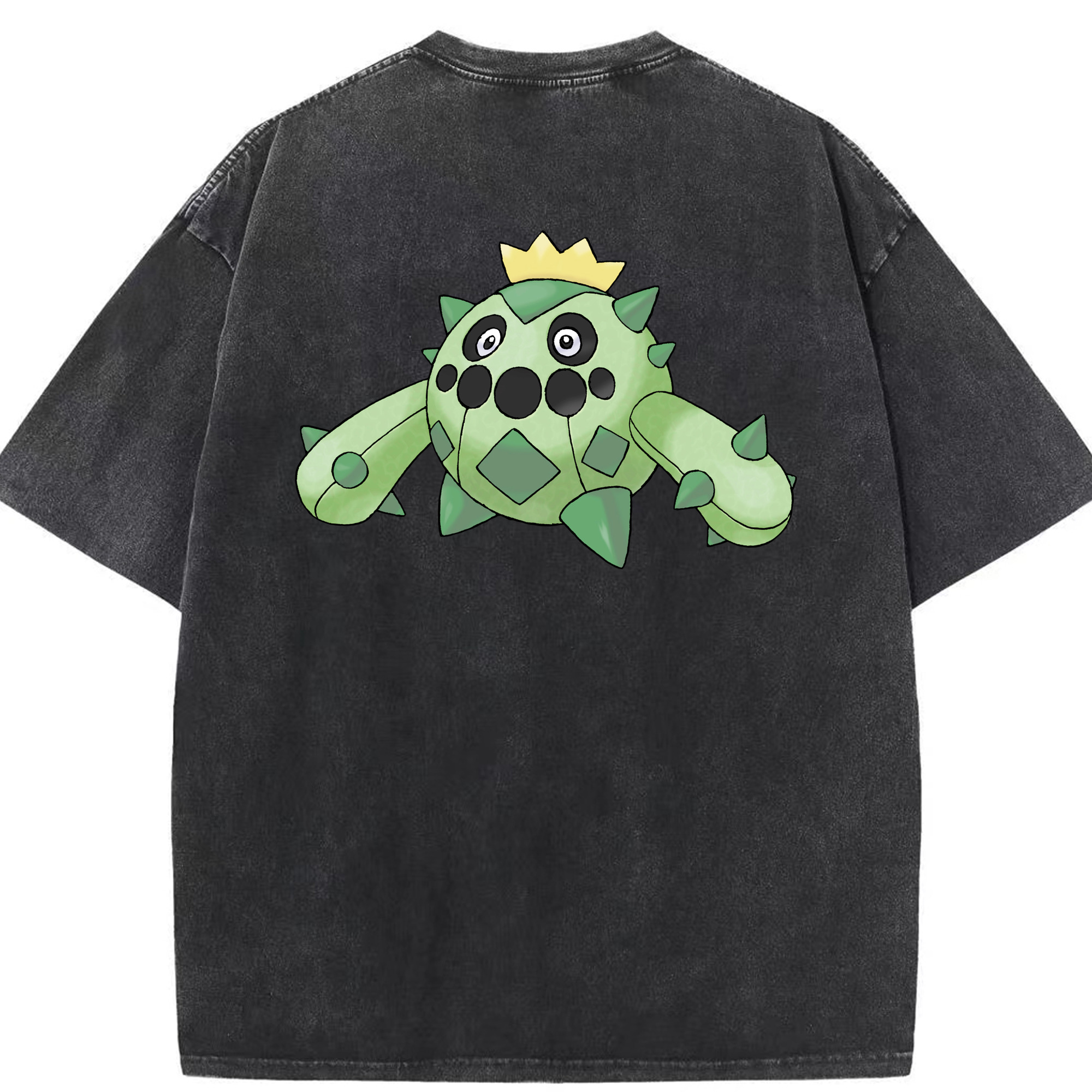 （画像用） ポケットモンスター Pokémon 綿100% ヴィンテージ風 半袖Tシャツ（背面プリント）