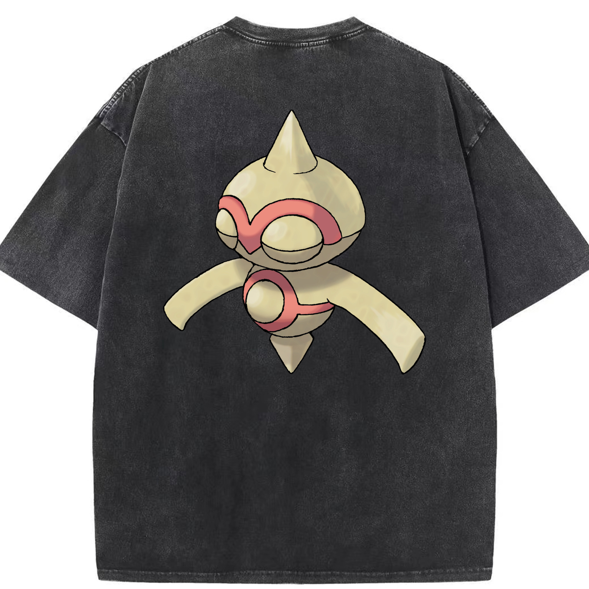 （画像用） ポケットモンスター Pokémon 綿100% ヴィンテージ風 半袖Tシャツ（背面プリント）