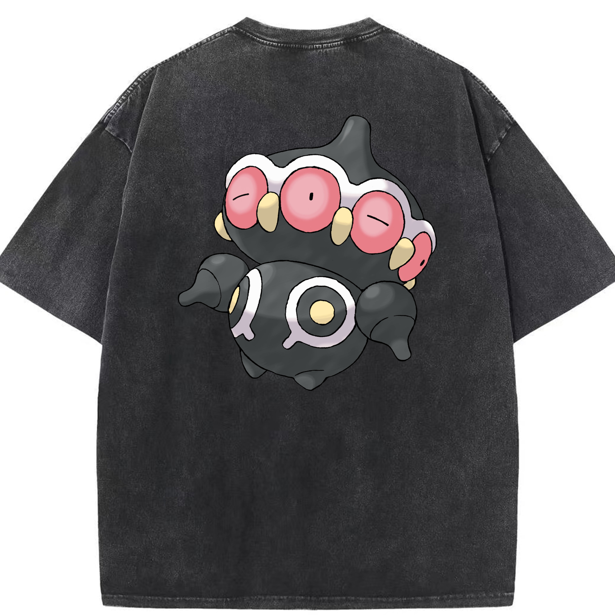 （画像用） ポケットモンスター Pokémon 綿100% ヴィンテージ風 半袖Tシャツ（背面プリント）