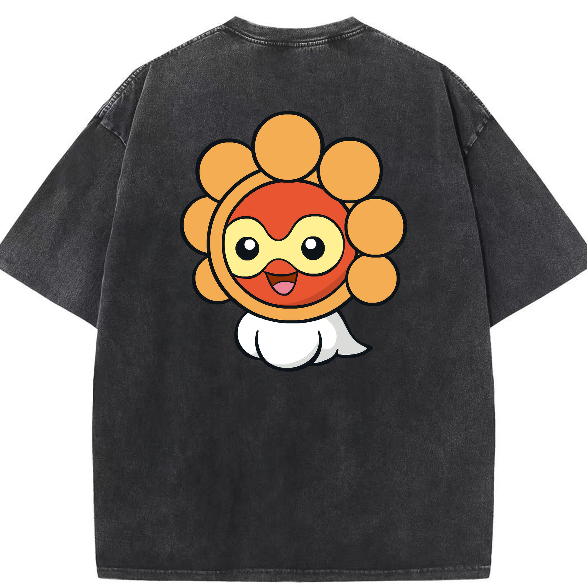 （画像用） ポケットモンスター Pokémon 綿100% ヴィンテージ風 半袖Tシャツ（背面プリント）