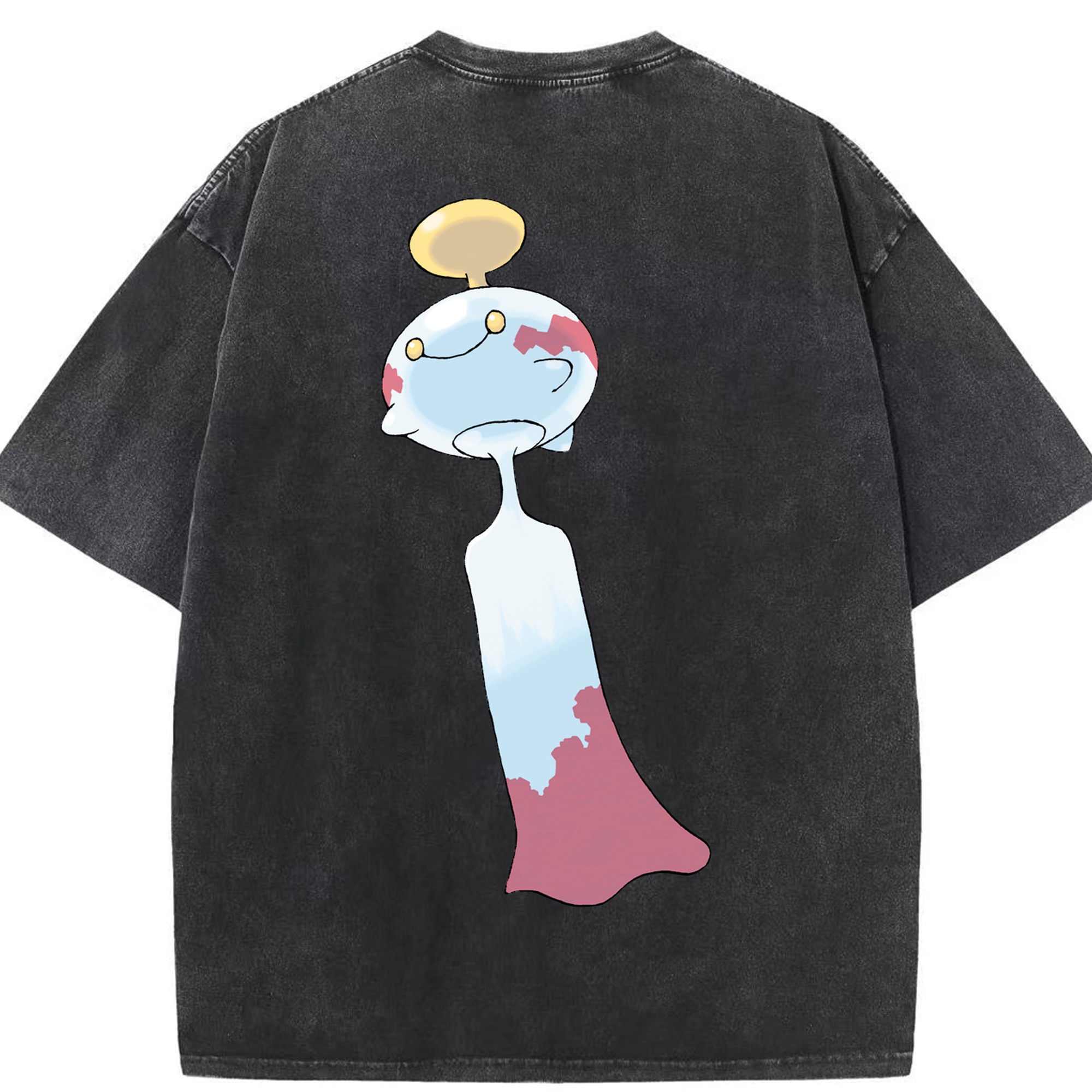 （画像用） ポケットモンスター Pokémon 綿100% ヴィンテージ風 半袖Tシャツ（背面プリント）
