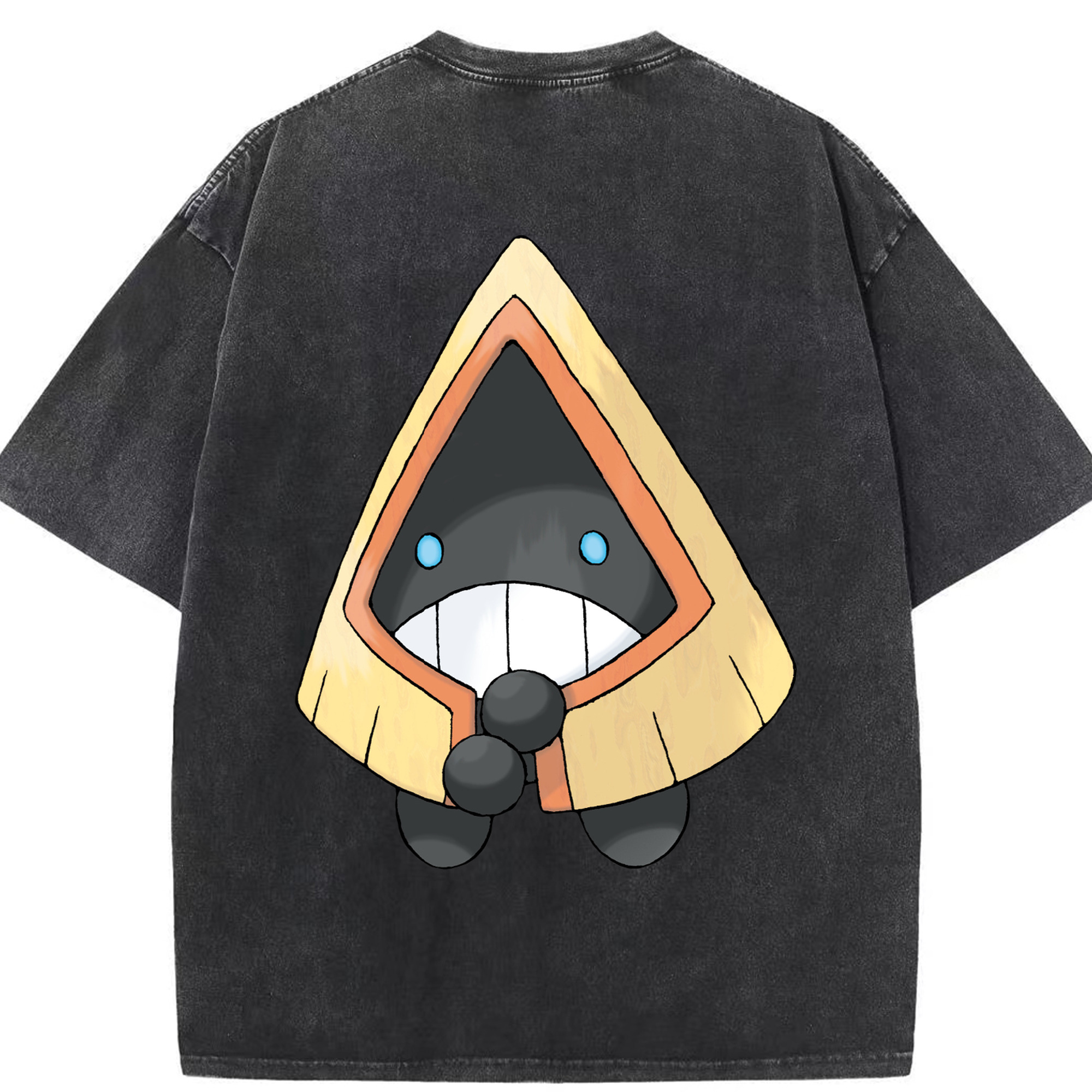 （画像用） ポケットモンスター Pokémon 綿100% ヴィンテージ風 半袖Tシャツ（背面プリント）