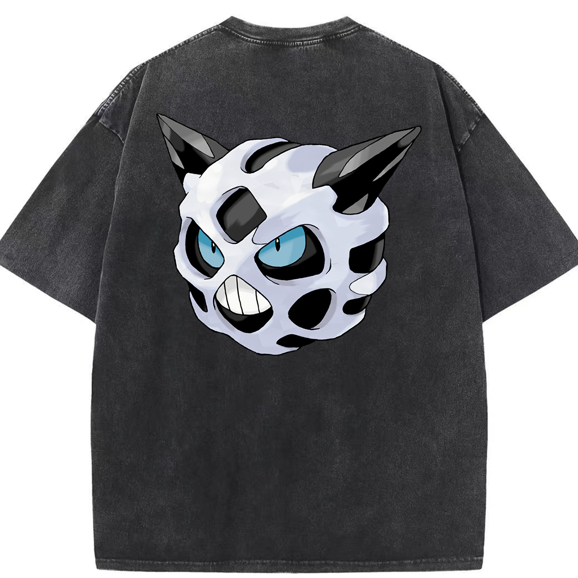 （画像用） ポケットモンスター Pokémon 綿100% ヴィンテージ風 半袖Tシャツ（背面プリント）