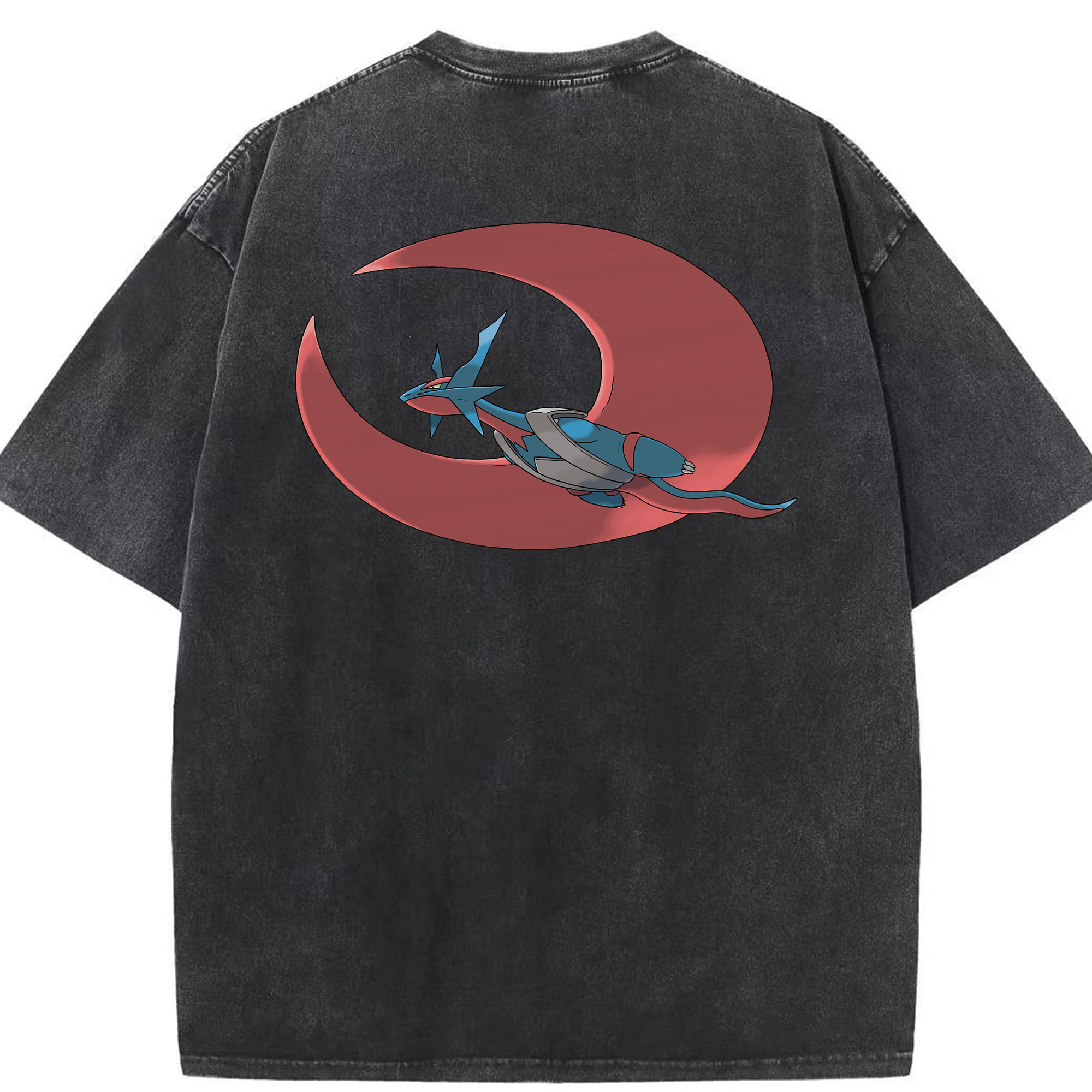 （画像用） ポケットモンスター Pokémon 綿100% ヴィンテージ風 半袖Tシャツ（背面プリント）