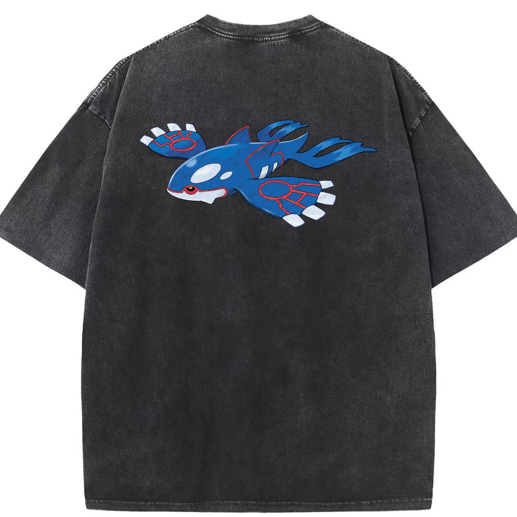 （画像用） ポケットモンスター Pokémon 綿100% ヴィンテージ風 半袖Tシャツ（背面プリント）