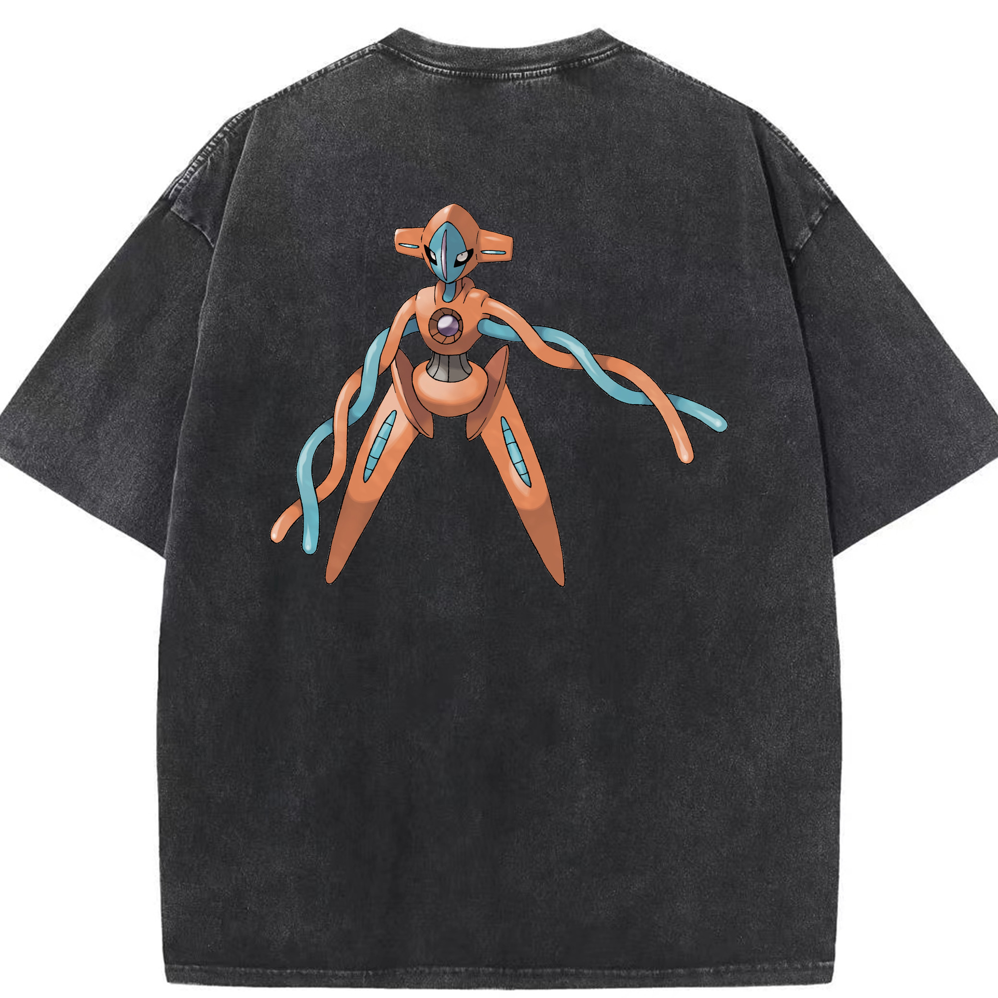 （画像用） ポケットモンスター Pokémon 綿100% ヴィンテージ風 半袖Tシャツ（背面プリント）