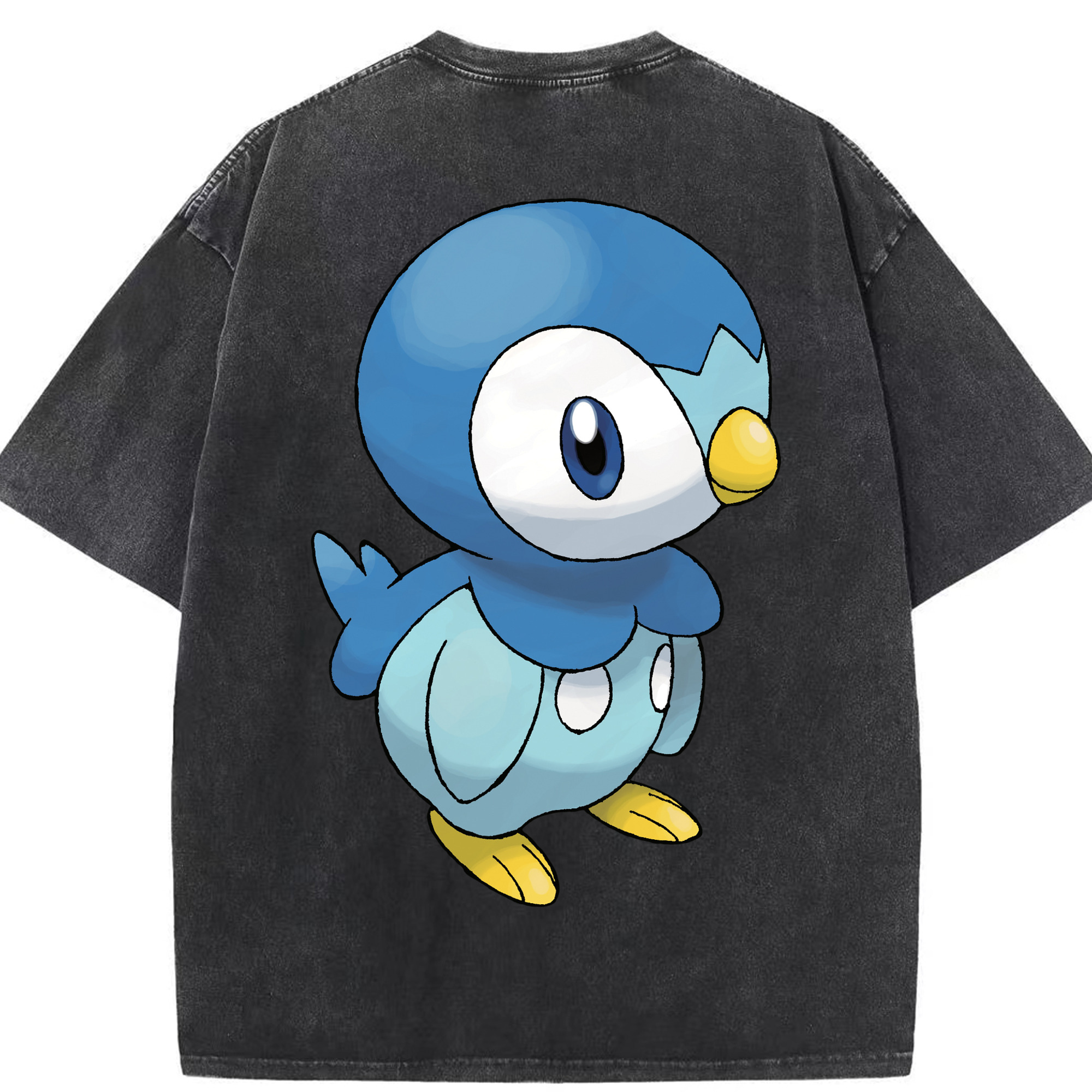 （画像用） ポケットモンスター Pokémon 綿100% ヴィンテージ風 半袖Tシャツ（背面プリント）