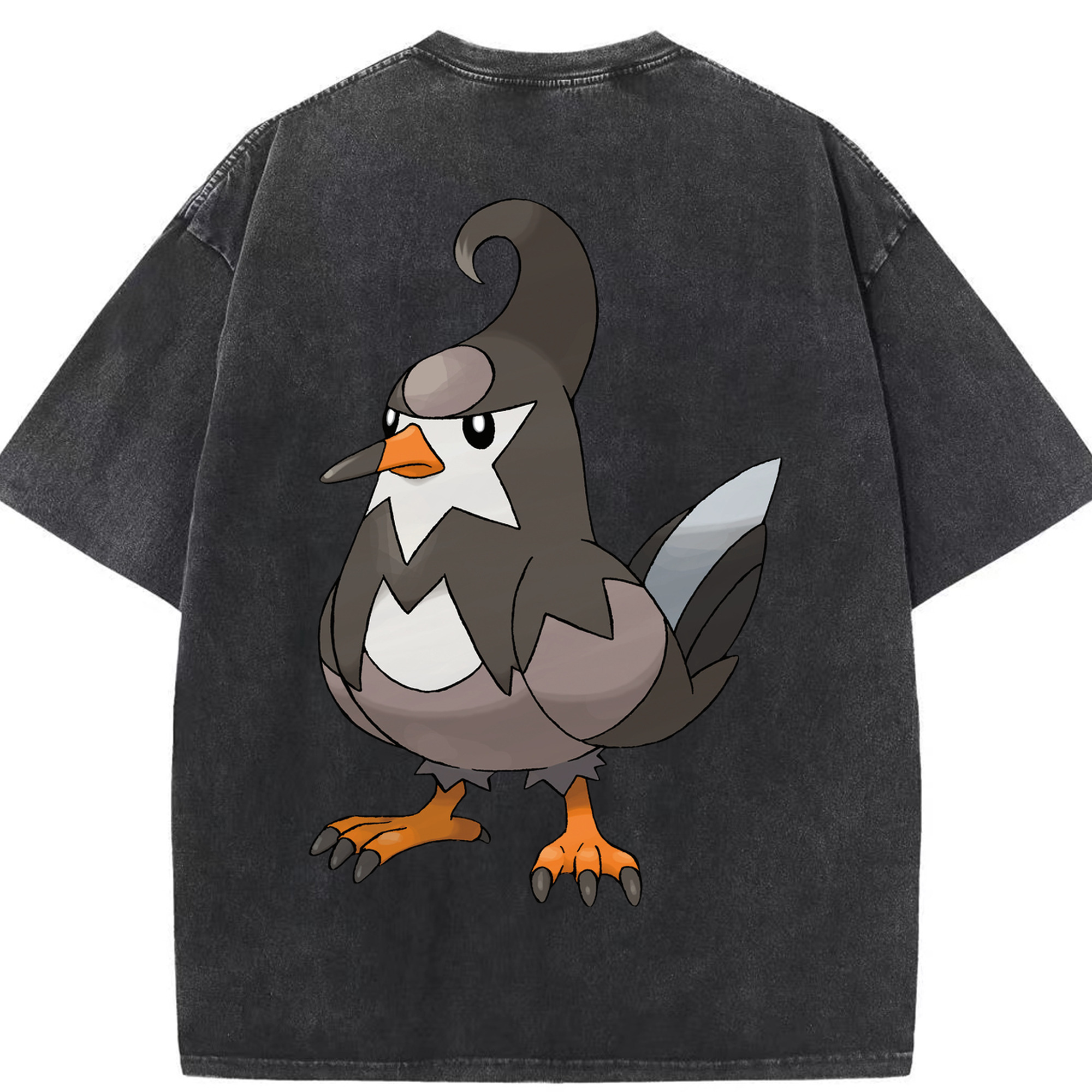 （画像用） ポケットモンスター Pokémon 綿100% ヴィンテージ風 半袖Tシャツ（背面プリント）