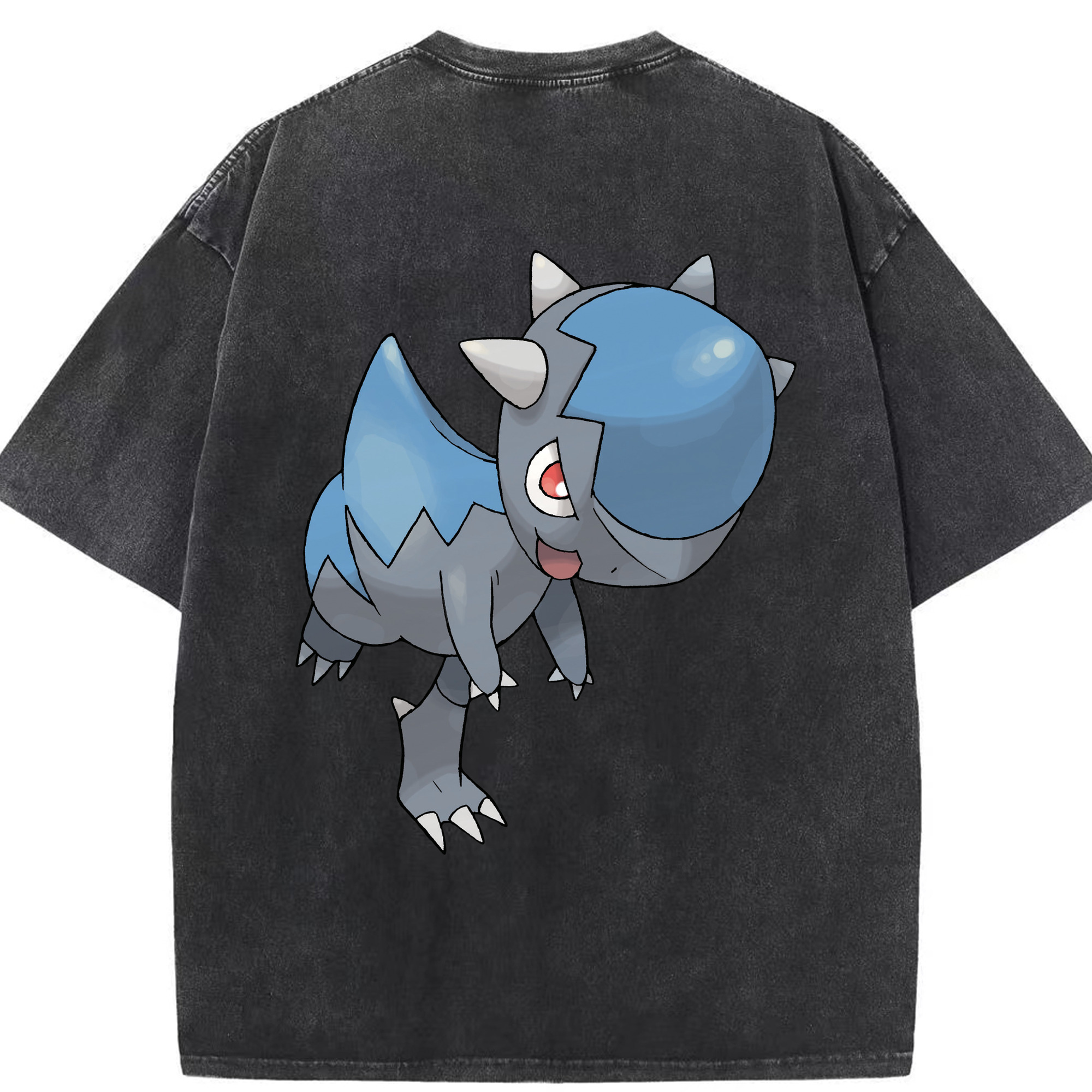 （画像用） ポケットモンスター Pokémon 綿100% ヴィンテージ風 半袖Tシャツ（背面プリント）