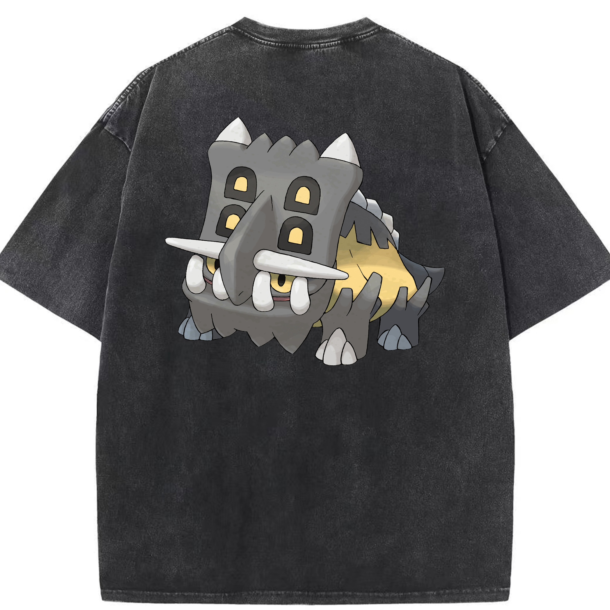 （画像用） ポケットモンスター Pokémon 綿100% ヴィンテージ風 半袖Tシャツ（背面プリント）