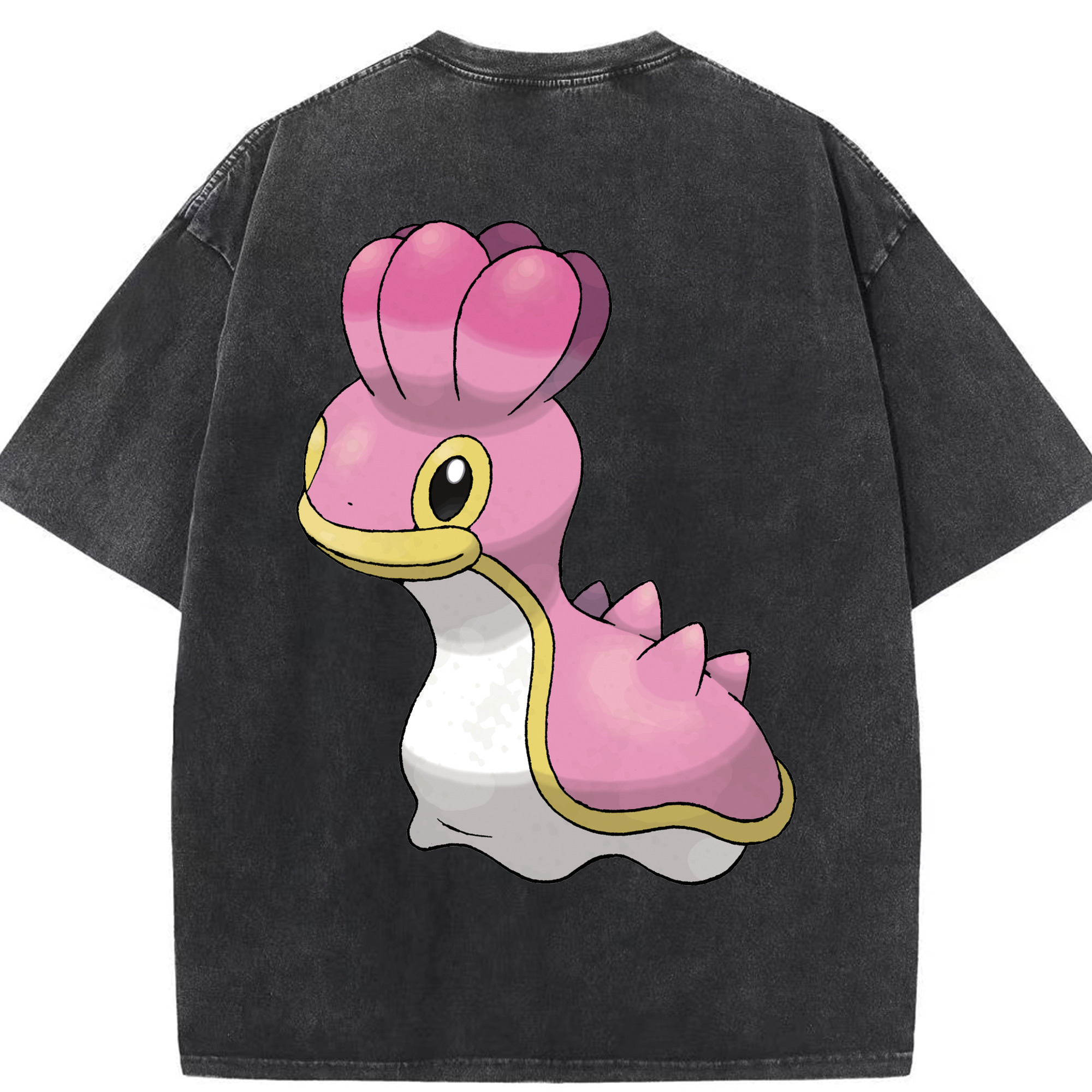 （画像用） ポケットモンスター Pokémon 綿100% ヴィンテージ風 半袖Tシャツ（背面プリント）