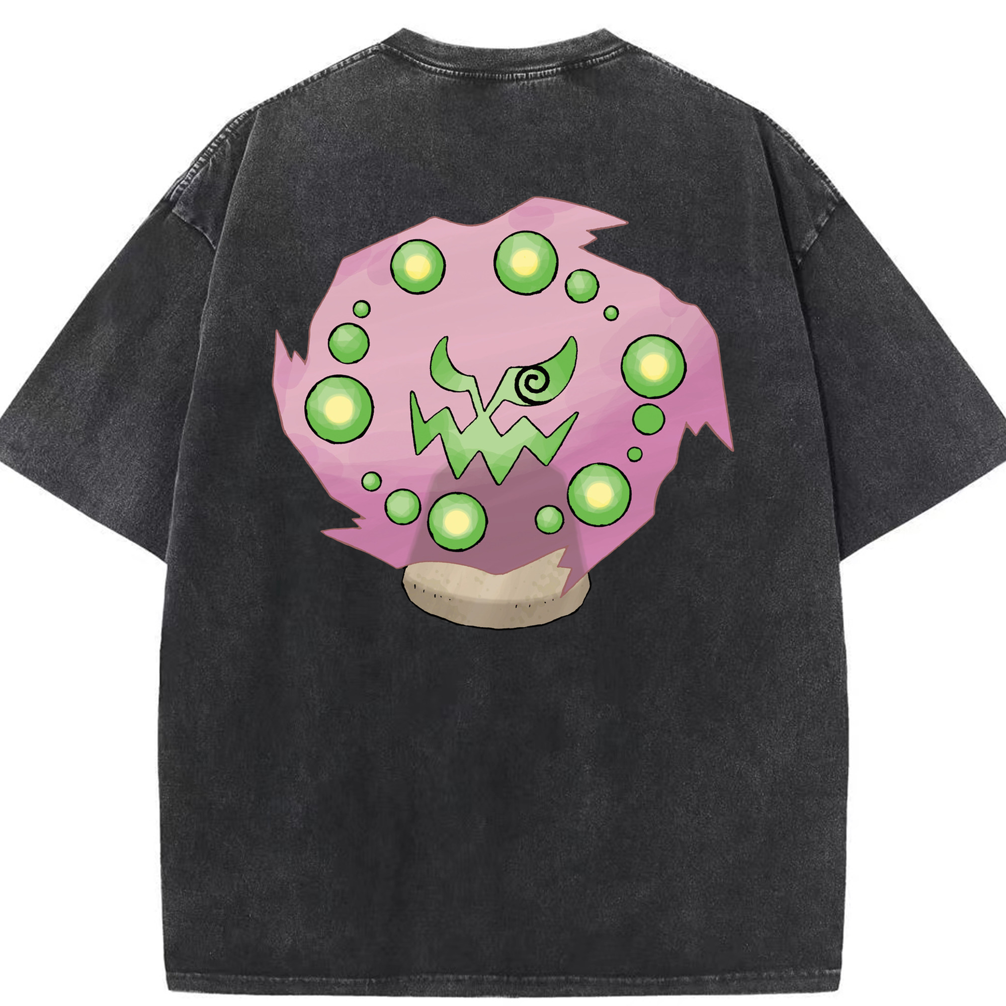 （画像用） ポケットモンスター Pokémon 綿100% ヴィンテージ風 半袖Tシャツ（背面プリント）