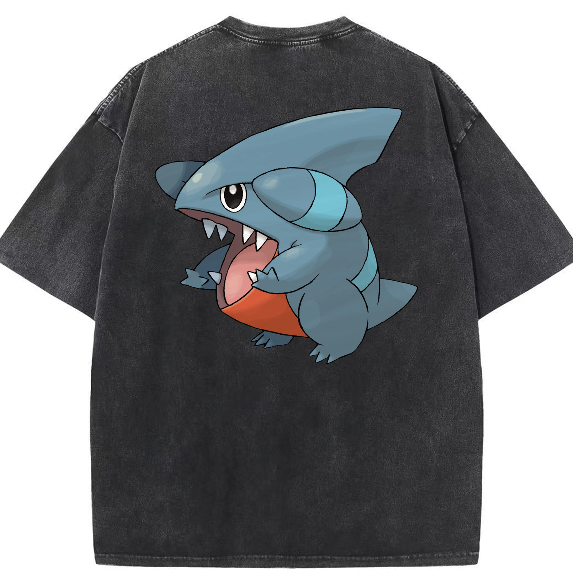 （画像用） ポケットモンスター Pokémon 綿100% ヴィンテージ風 半袖Tシャツ（背面プリント）