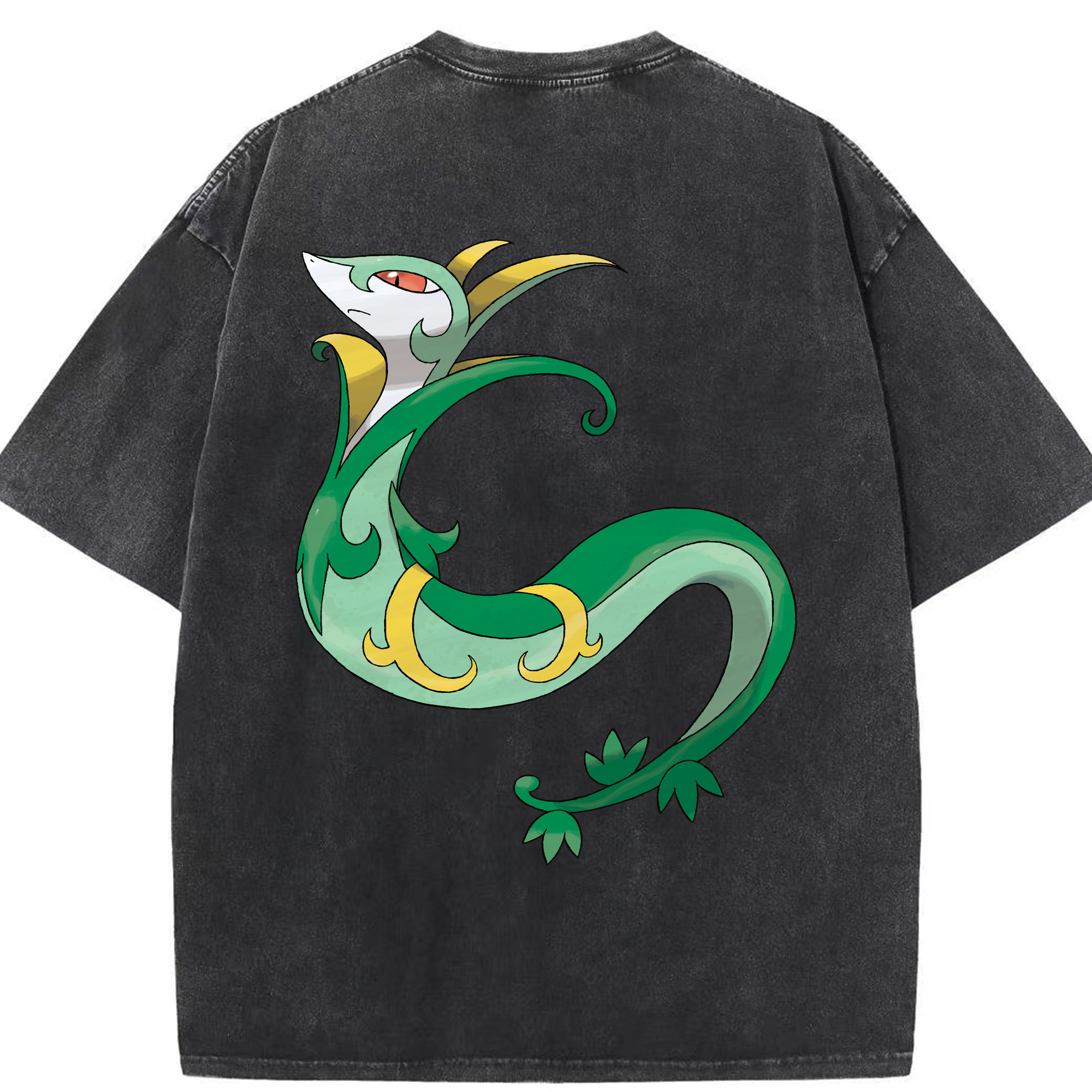 （画像用） ポケットモンスター Pokémon 綿100% ヴィンテージ風 半袖Tシャツ（背面プリント）