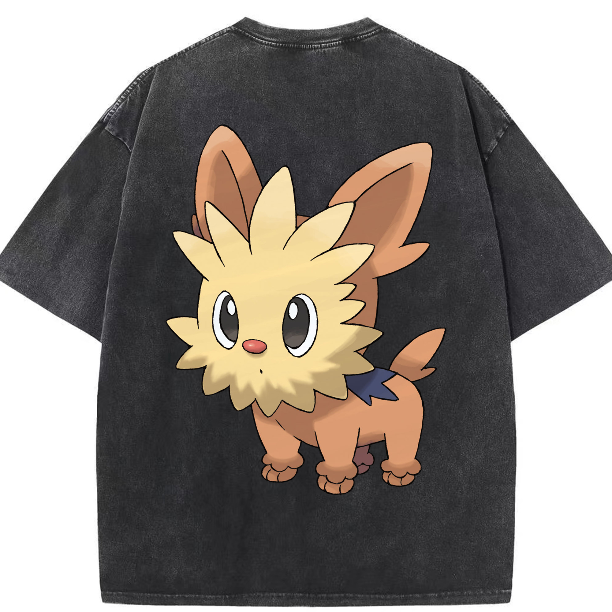 （画像用） ポケットモンスター Pokémon 綿100% ヴィンテージ風 半袖Tシャツ（背面プリント）