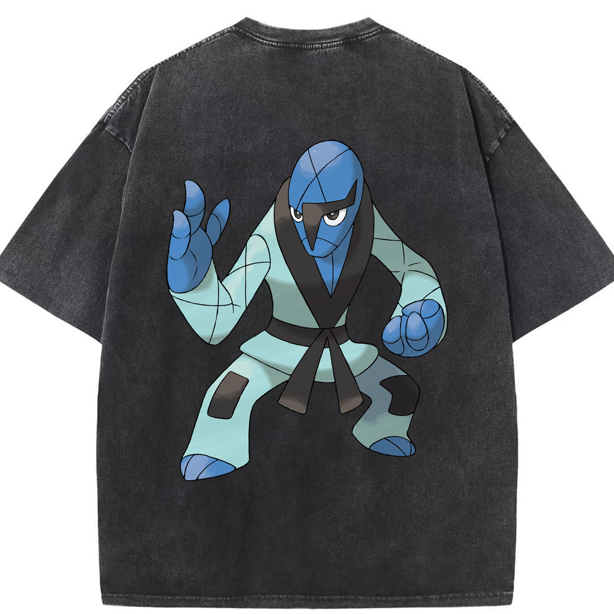 （画像用） ポケットモンスター Pokémon 綿100% ヴィンテージ風 半袖Tシャツ（背面プリント）