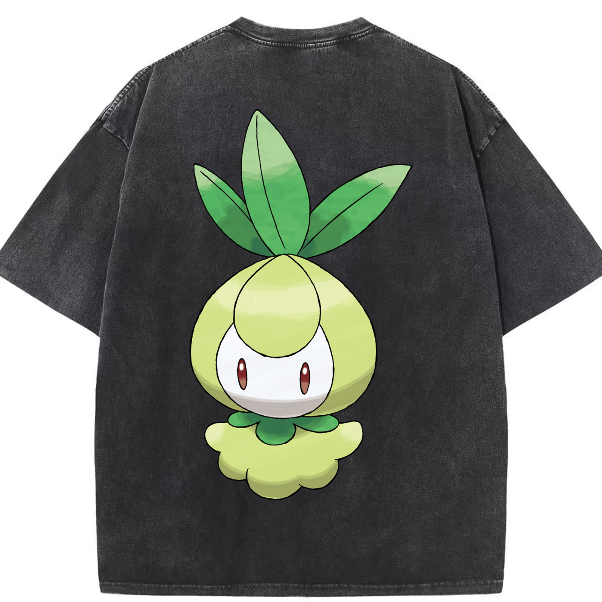 （画像用） ポケットモンスター Pokémon 綿100% ヴィンテージ風 半袖Tシャツ（背面プリント）