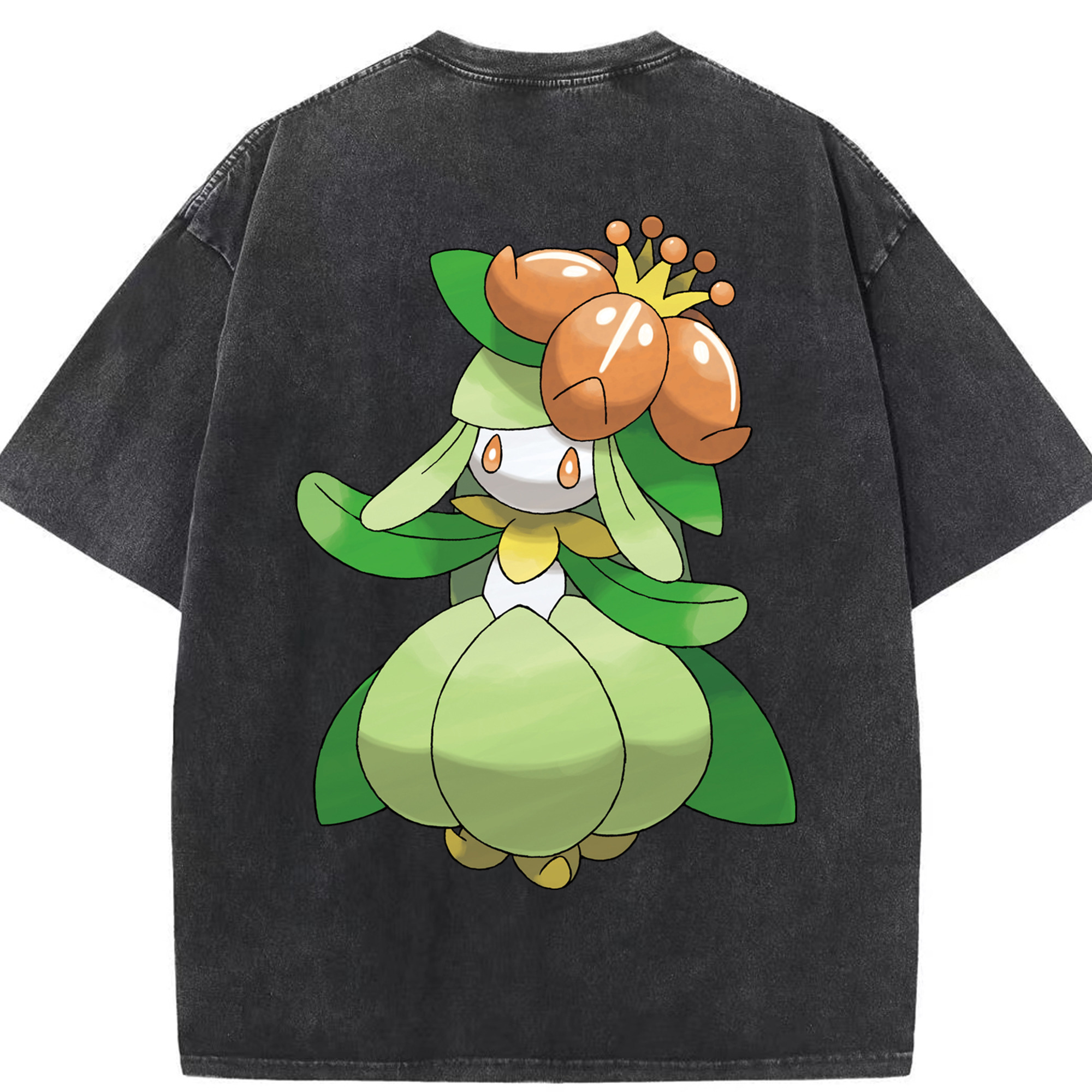 （画像用） ポケットモンスター Pokémon 綿100% ヴィンテージ風 半袖Tシャツ（背面プリント）