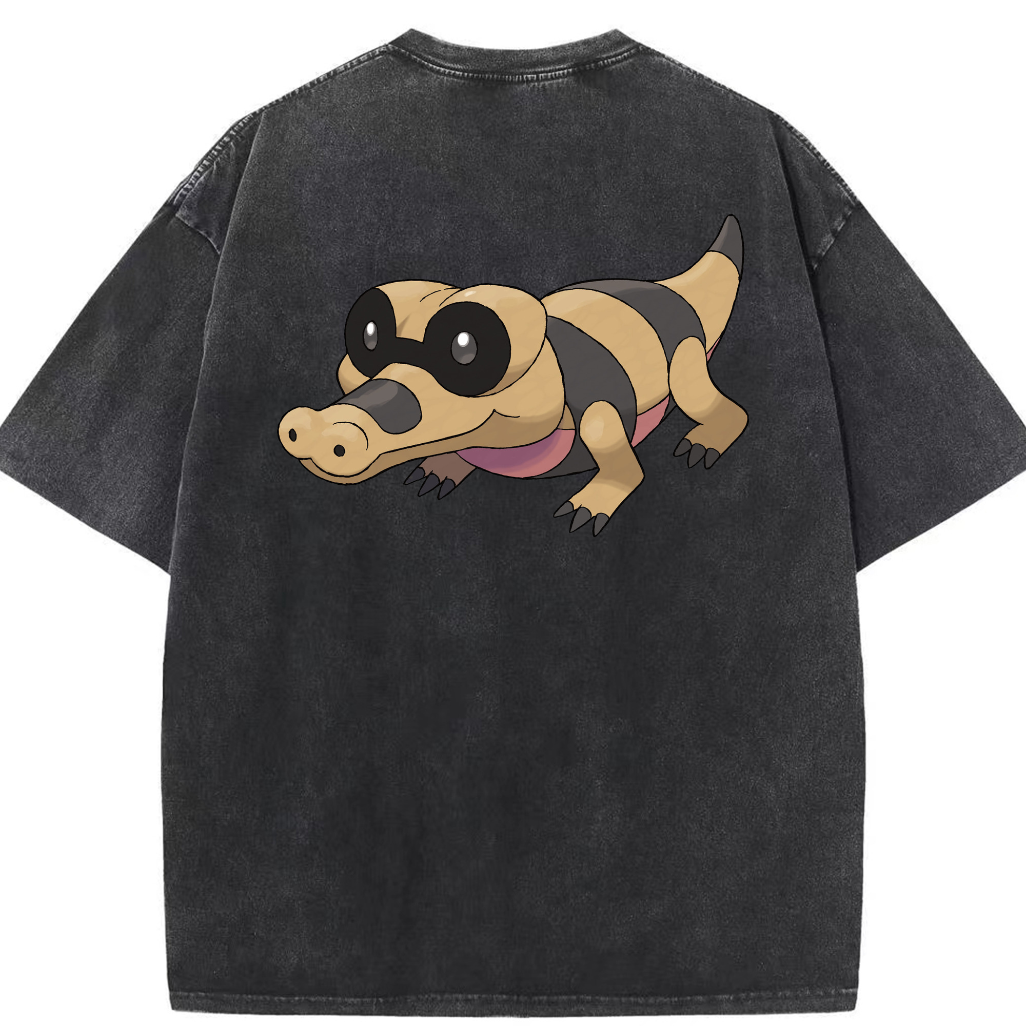 （画像用） ポケットモンスター Pokémon 綿100% ヴィンテージ風 半袖Tシャツ（背面プリント）