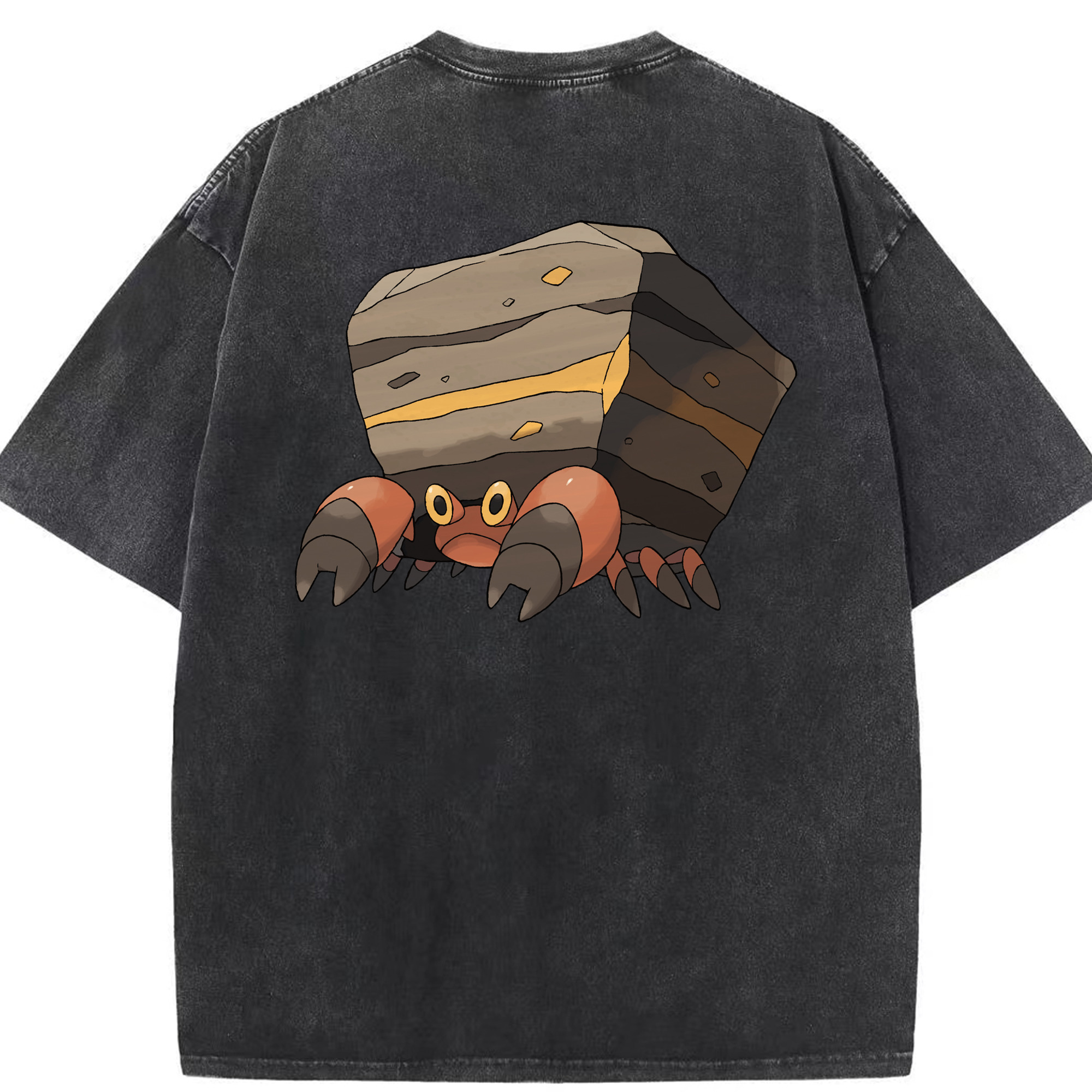 （画像用） ポケットモンスター Pokémon 綿100% ヴィンテージ風 半袖Tシャツ（背面プリント）