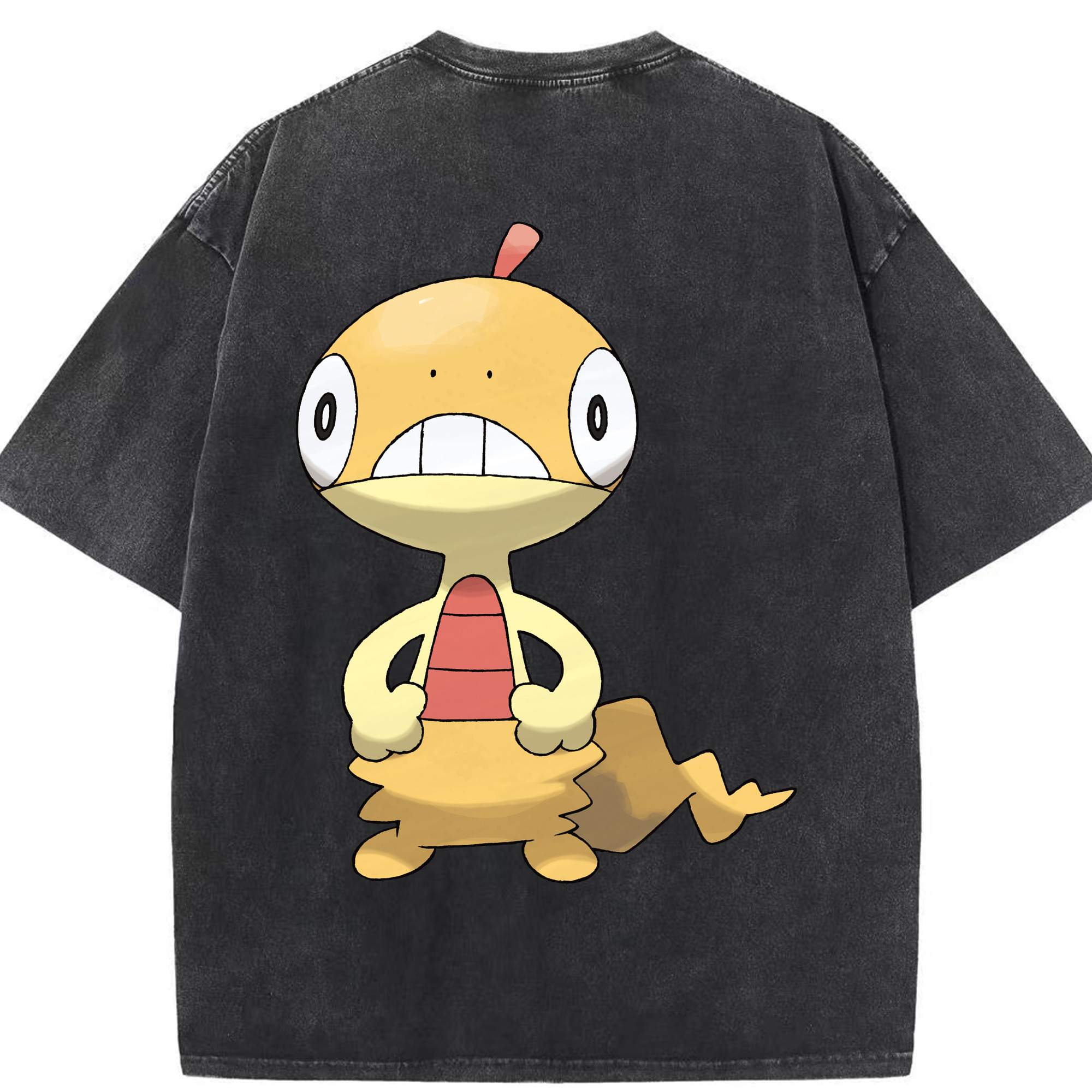 （画像用） ポケットモンスター Pokémon 綿100% ヴィンテージ風 半袖Tシャツ（背面プリント）