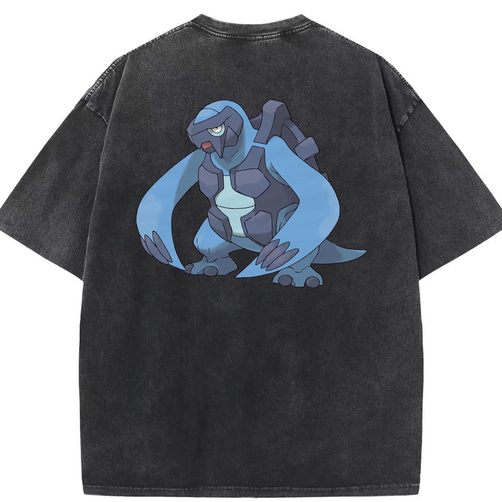 （画像用） ポケットモンスター Pokémon 綿100% ヴィンテージ風 半袖Tシャツ（背面プリント）