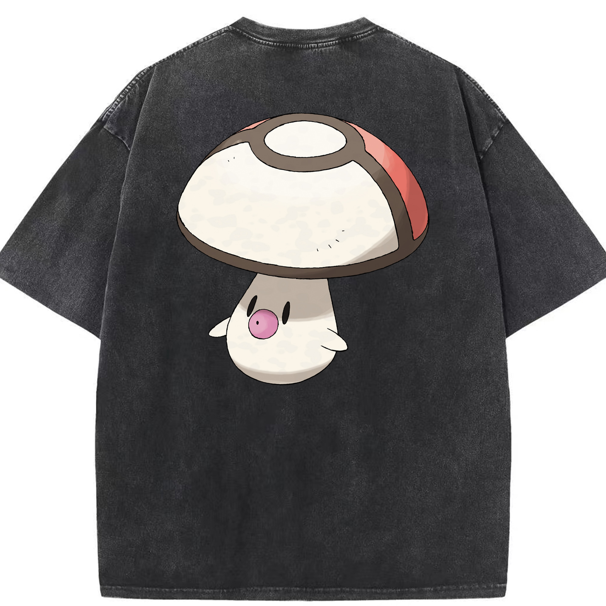 （画像用） ポケットモンスター Pokémon 綿100% ヴィンテージ風 半袖Tシャツ（背面プリント）