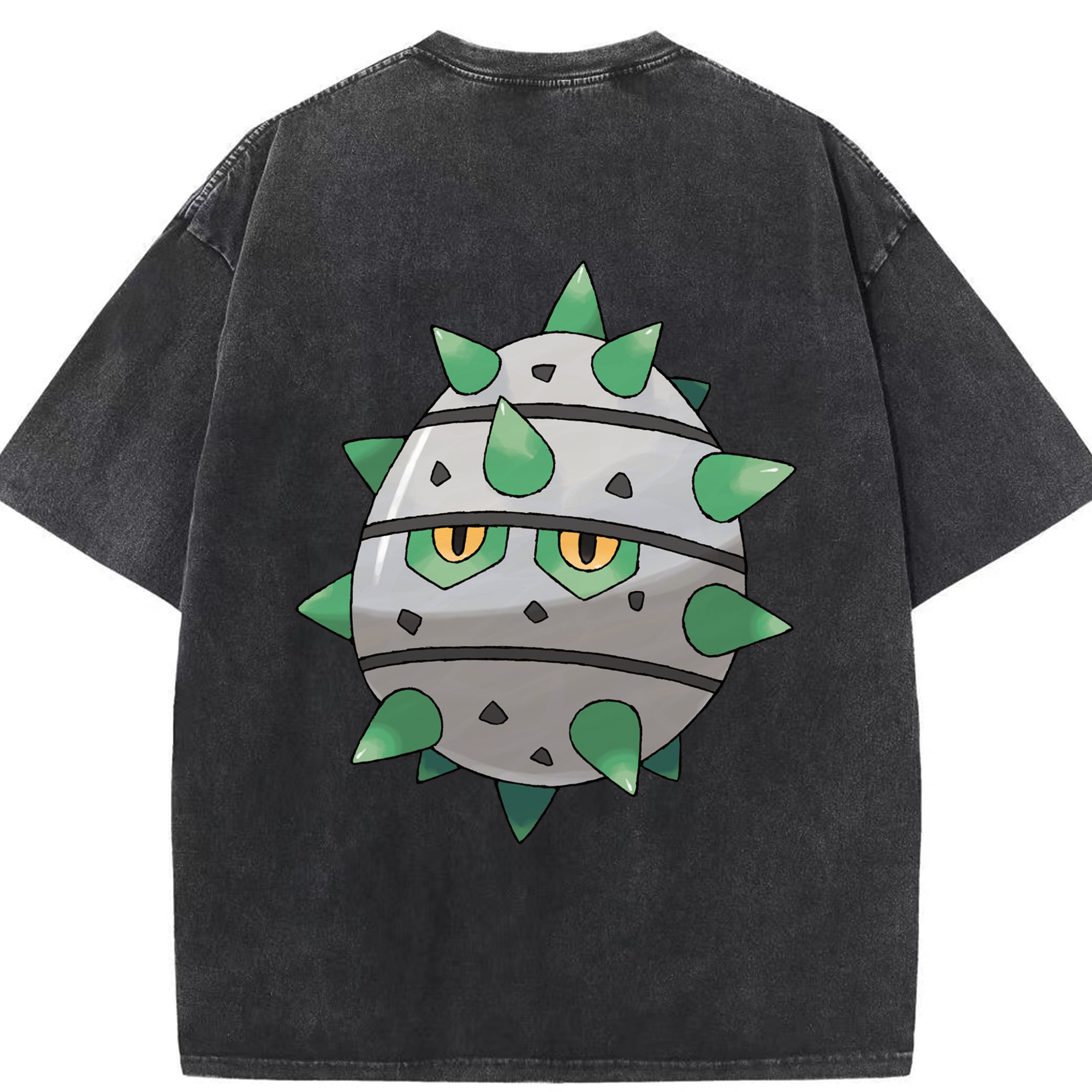 （画像用） ポケットモンスター Pokémon 綿100% ヴィンテージ風 半袖Tシャツ（背面プリント）