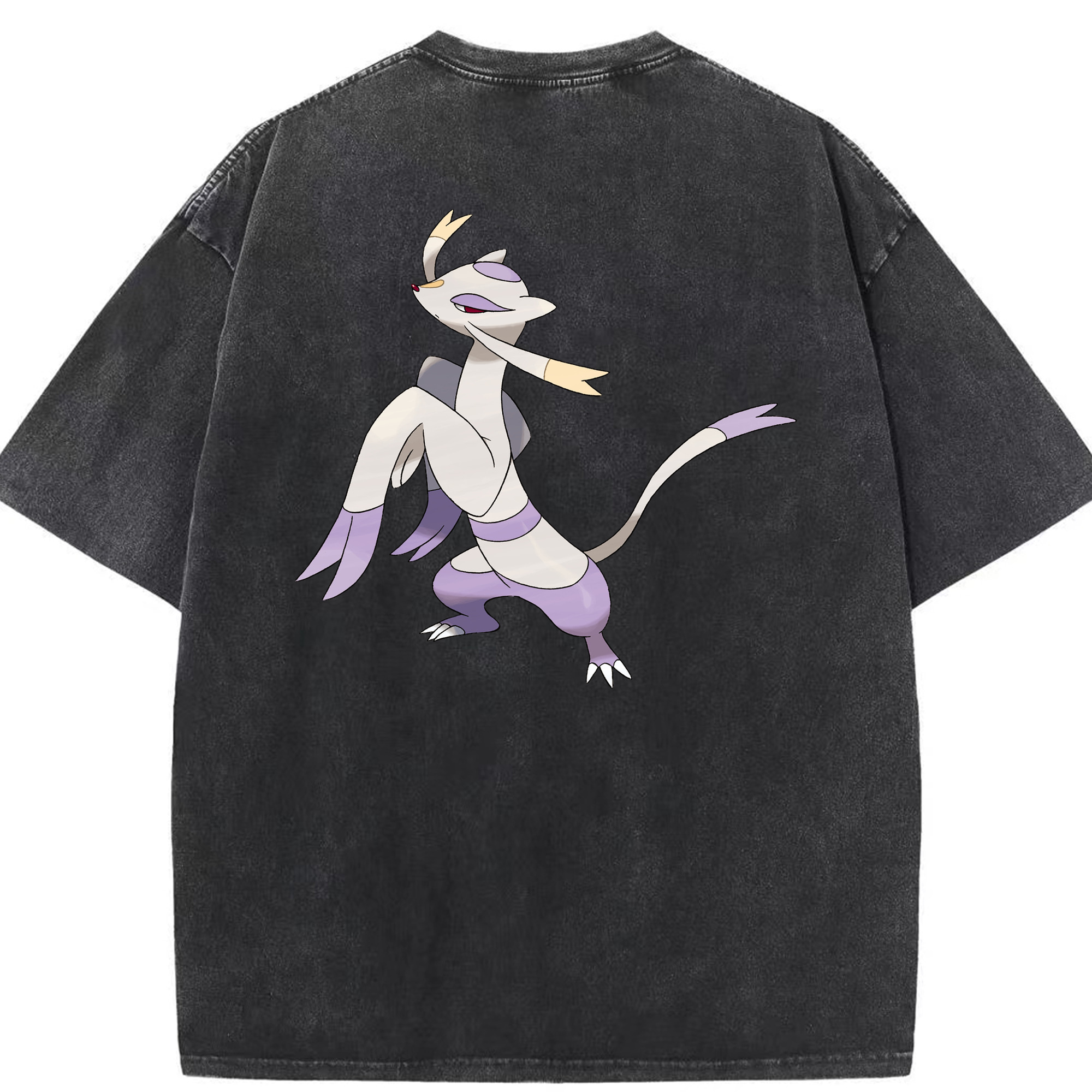 （画像用） ポケットモンスター Pokémon 綿100% ヴィンテージ風 半袖Tシャツ（背面プリント）